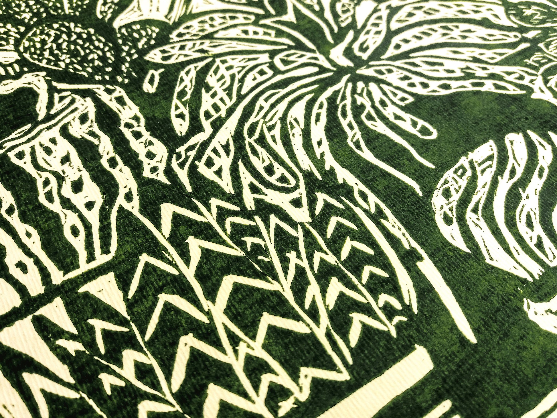 Yellow and green Botanical cactuses illustration Linocut print for Farmhouse gift UNFRAMED, original artwork, relief print, printmaking art, lino print, linogravure, handmade wall art, new home gift, farmhouse decor, housewarming gift, living room wall art, dining room art, farm kitchen art, bedroom wall decor, autumn art, fall wall art, seasonal wall decor, aesthetic wall art, cottagecore wall art, foraged wall decor, Illustration print, cactus