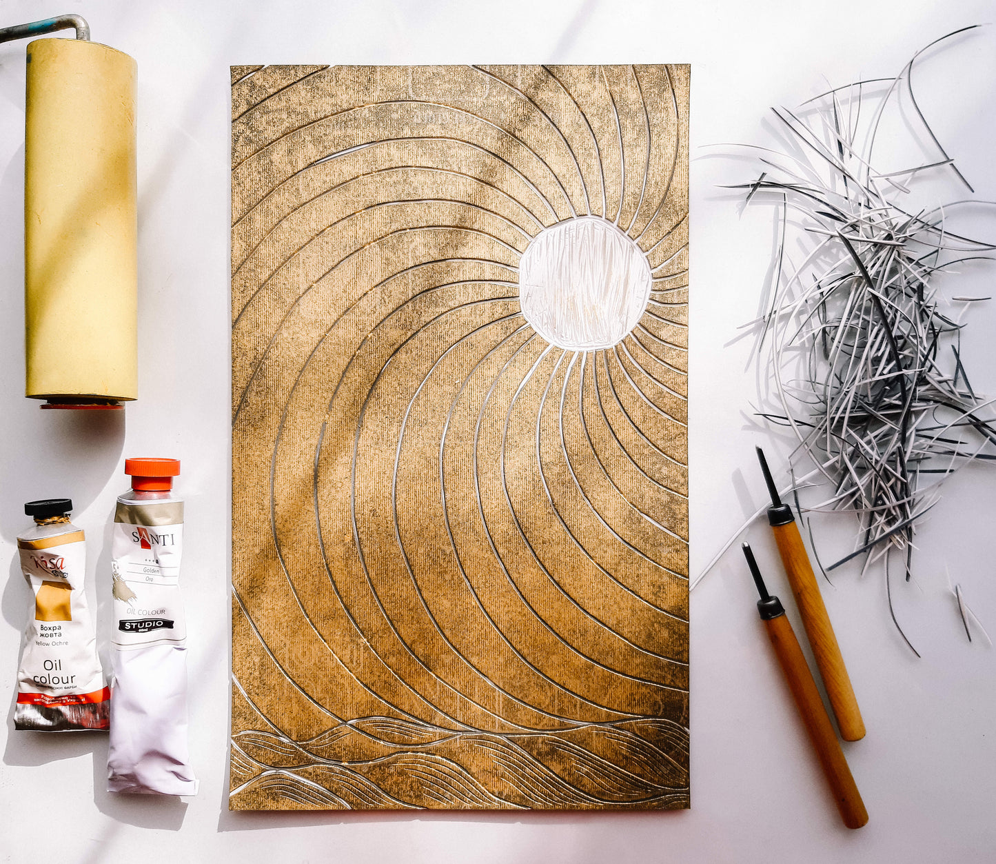 Lino block / linocutting