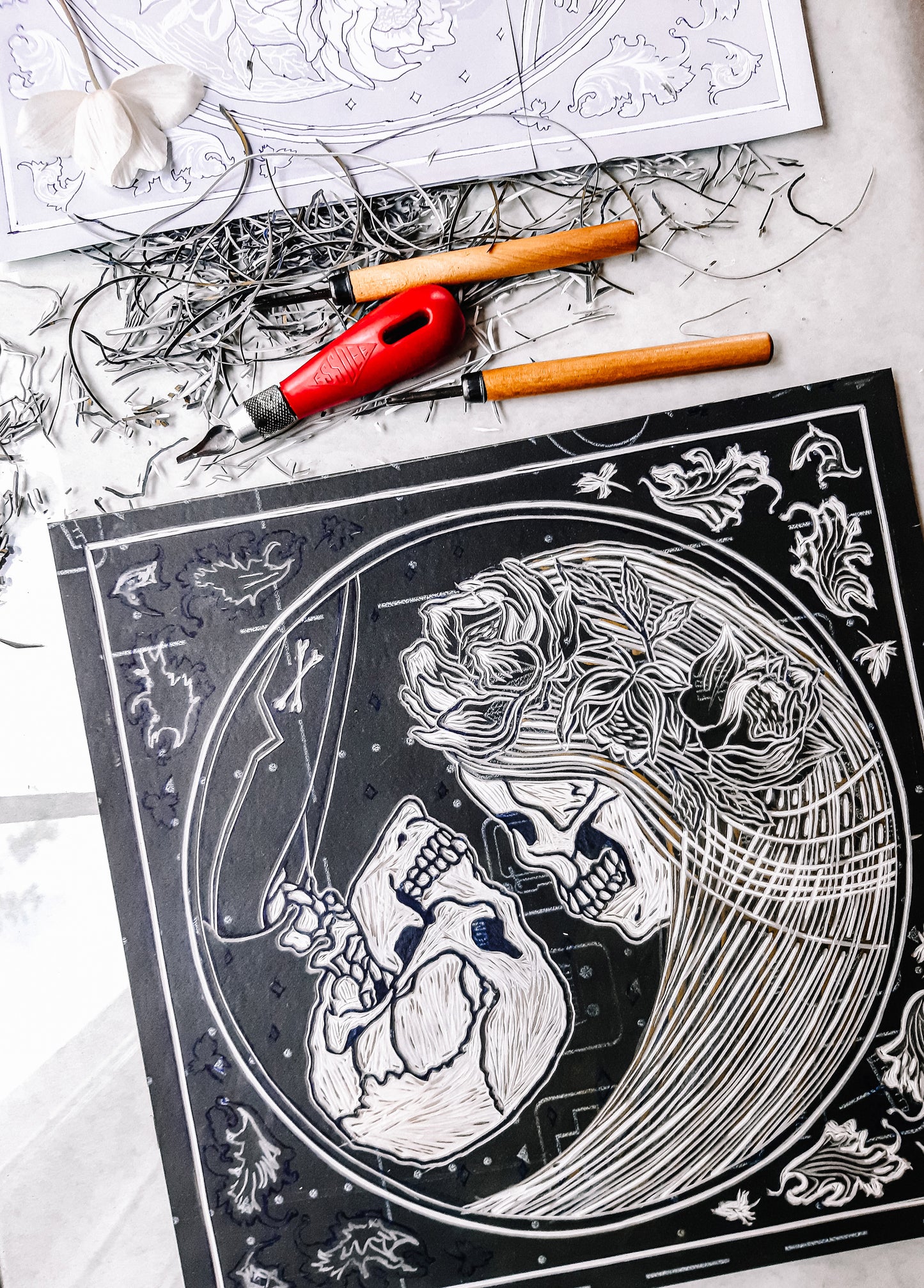 linocutting / lino block / printmaking