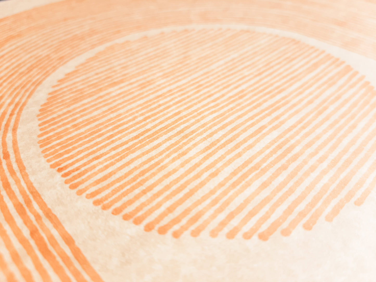 Details №3 Unique beige Geometric abstract line drawing shapes artwork