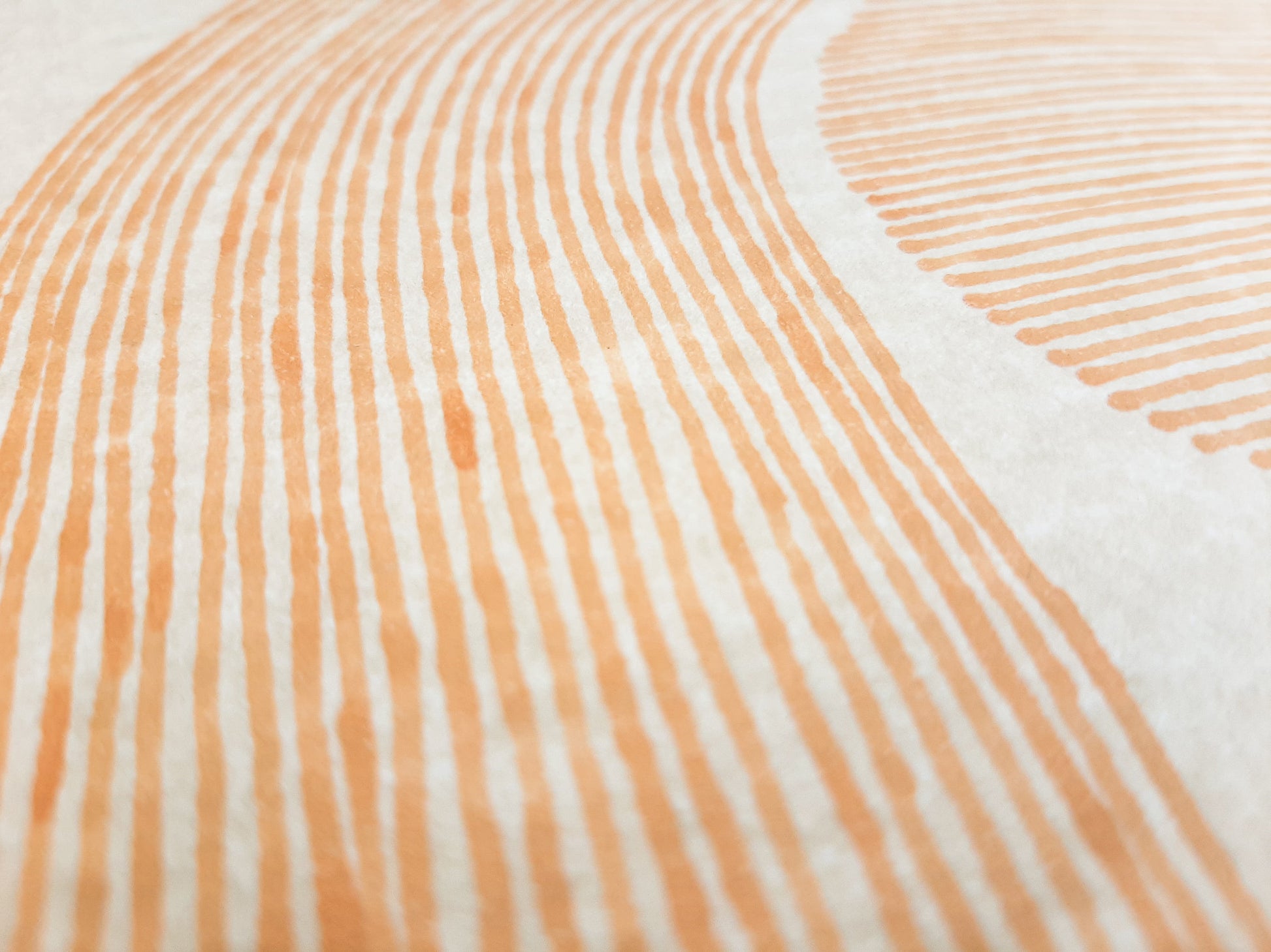 Details №3 Unique beige Geometric abstract line drawing shapes artwork