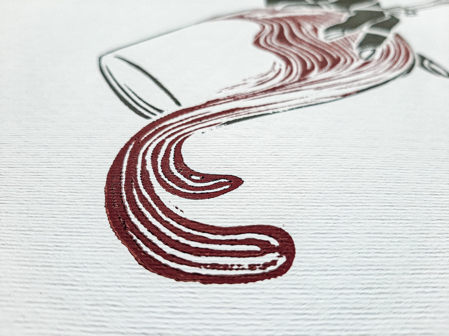 Black woman hand with glass of red wine Linocut print for New home gift UNFRAMED / lino print, linogravure, original artwork, relief print, printmaking / alcohol drink art, for dining room, living room and modern kitchen wall art and decor
