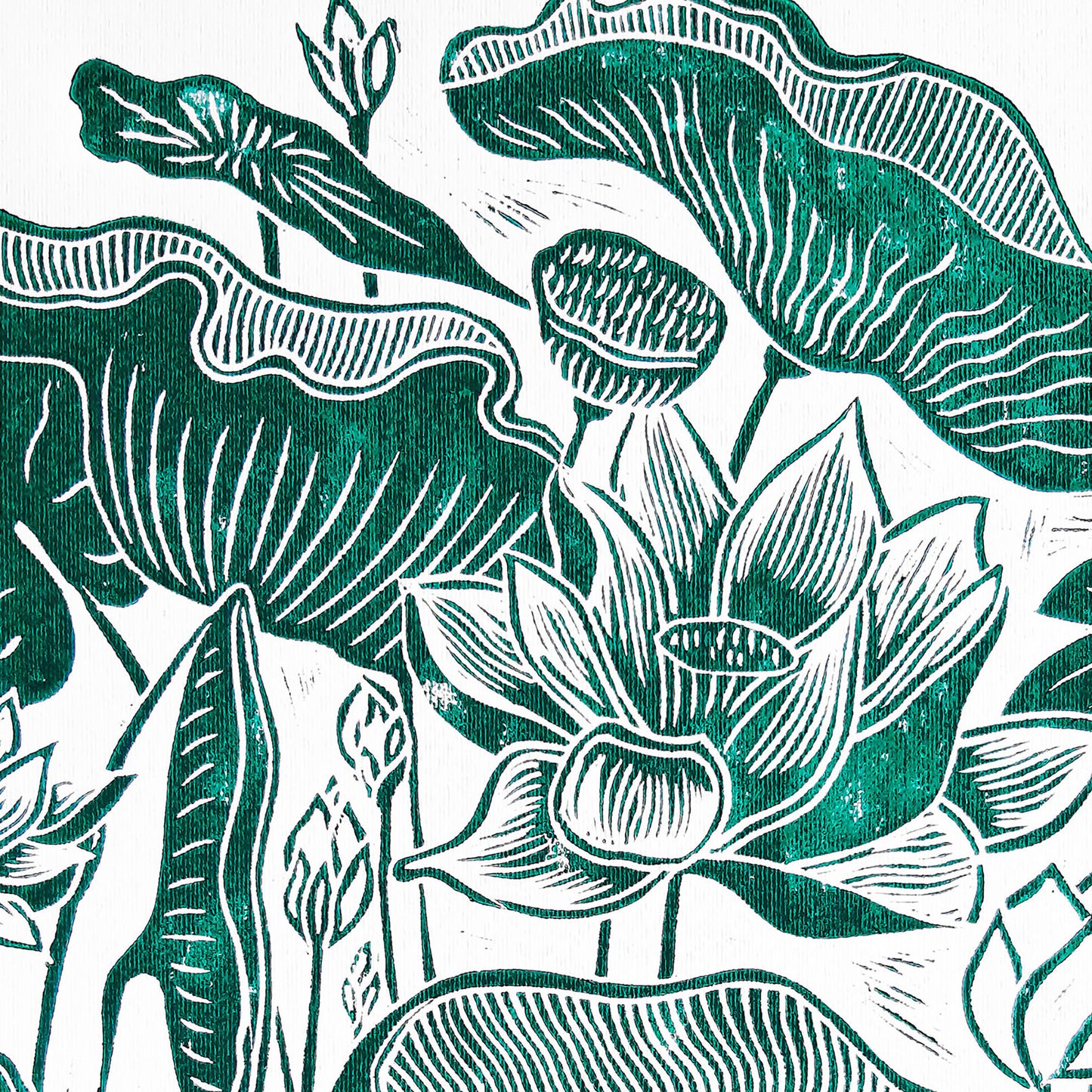 Green lotus flower Linocut print Wall hanging art decor for Nature lover gift new apartment housewarming gift, new apartment gift, nature wall art, Nature original art, nature lover gift, mothers day gift ideas, mothers day gift from daughter, mothers day gift, mother in law gift, mom birthday gift, Modern kitchen art, long distance gift, living room wall art minimalist, Living room wall art, laundry room decor