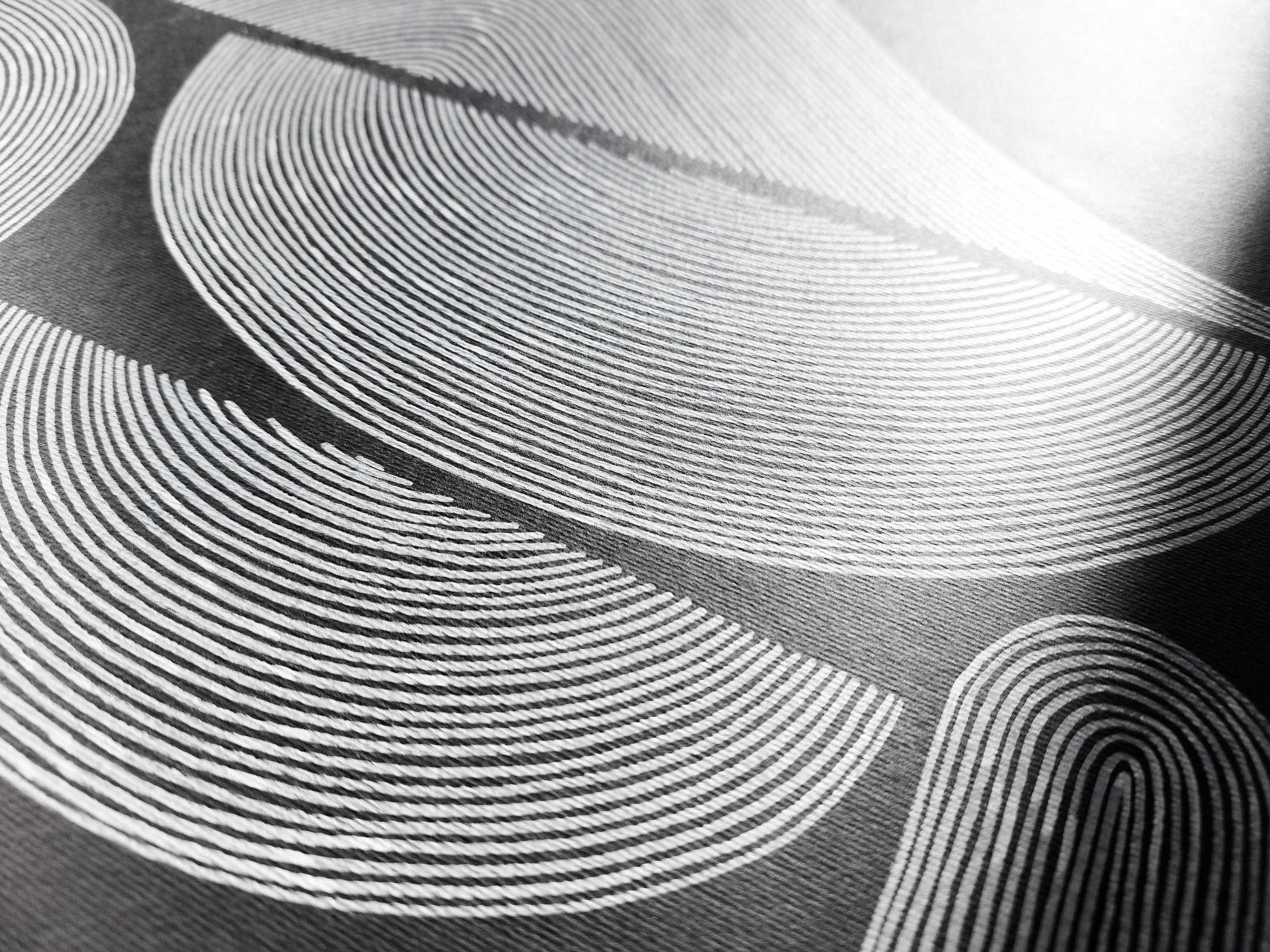 Details №11 Black and white geometric abstract line drawing shapes artwork