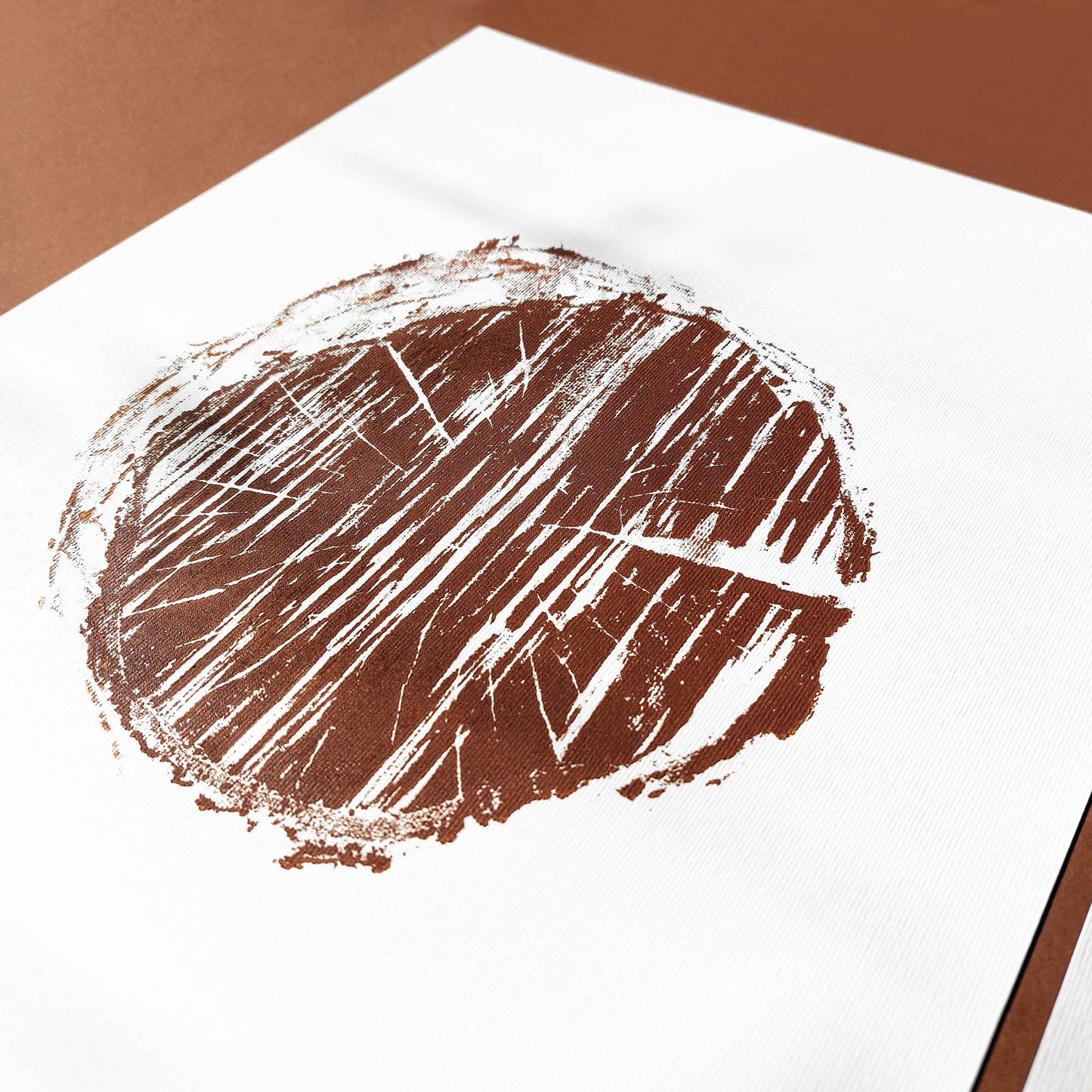 Brown and gold gallery wall set of 2 linocut print woodblock leaves wood slice original artwork cottagecore autumn wall art bedroom decor one of a kind farmhouse gift linogravure printmaking Farmhouse wall decor, farm kitchen wall art, entryway wall art, dorm room decor, diy gift, Dining Room Decor, daughter in law gift, cottagecore wall art, cottage core, Botanical decor, Block print, Bedroom wall art, bathroom print, aunt gift, Aesthetic wall art, chateaucore