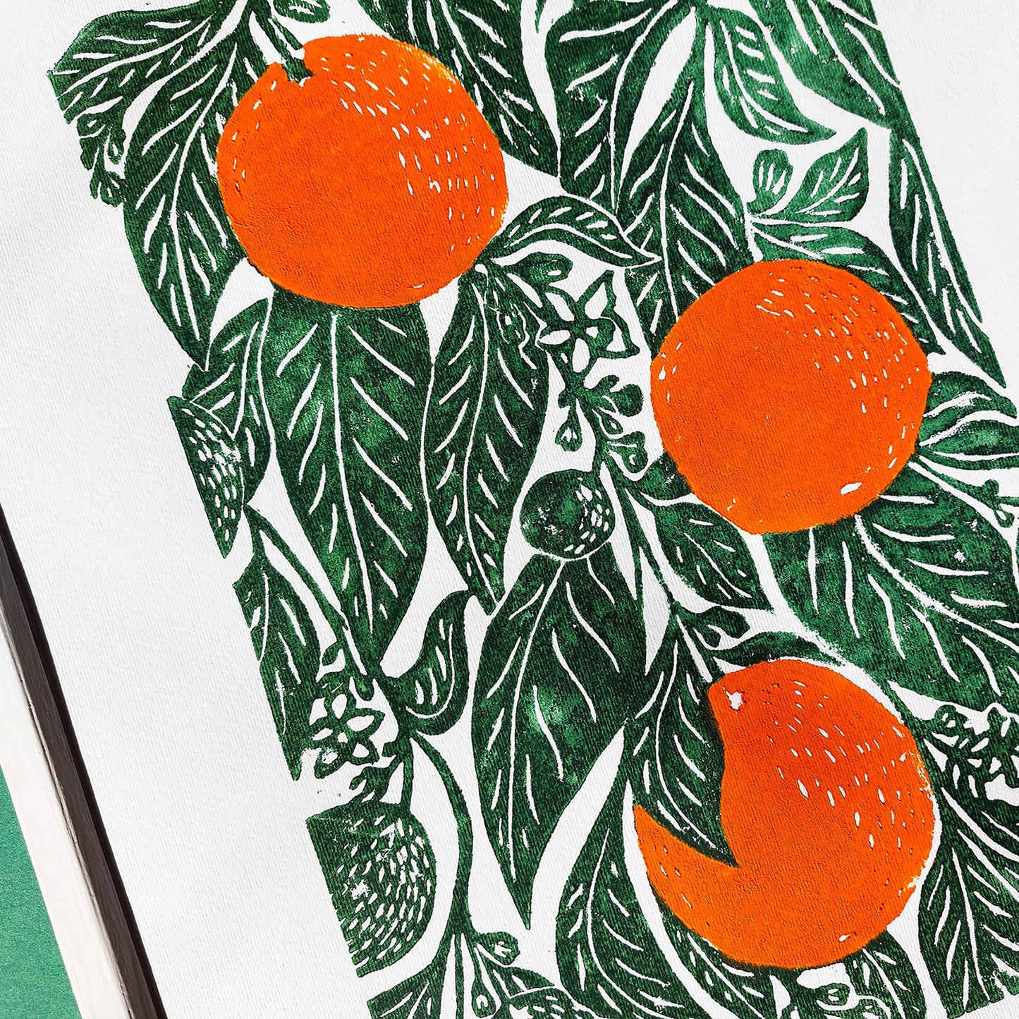 Oranges linocut print Original artwork Botanical fruit for modern kitchen wall art decor farm kitchen wall art, farm decor, easter gift, dorm room decor, diy gift, Dining Room Decor, daughter in law gift, cottagecore wall art, Botanical wall art, bookshelf decor, Bedroom wall art, aunt gift, Aesthetic wall art, office wall decor
