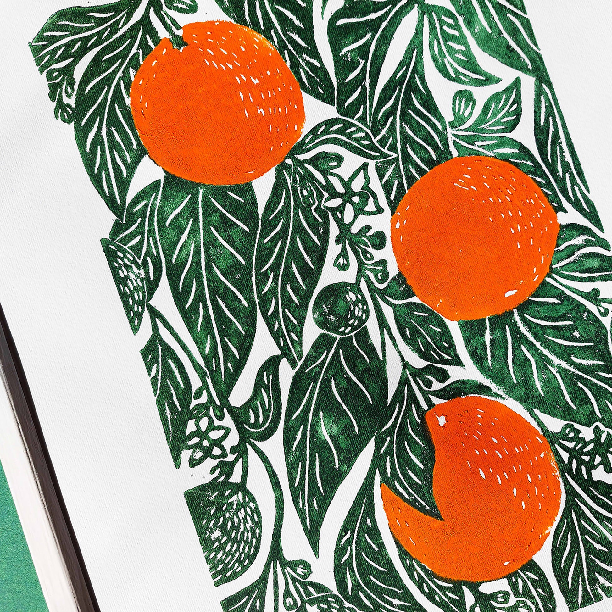 Oranges linocut print Original artwork Botanical fruit for modern kitchen wall art decor farm kitchen wall art, farm decor, easter gift, dorm room decor, diy gift, Dining Room Decor, daughter in law gift, cottagecore wall art, Botanical wall art, bookshelf decor, Bedroom wall art, aunt gift, Aesthetic wall art, office wall decor