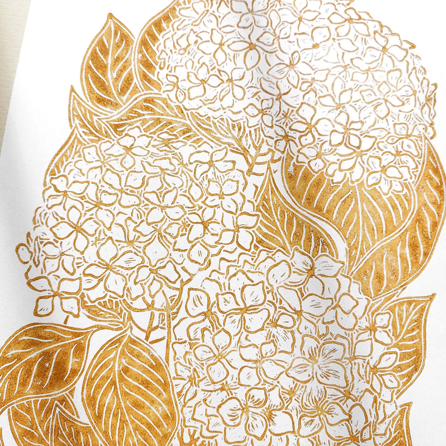 Ochre hydrangea flowers Linocut print Wall hanging art decor Nature original art, nature lover gift, mothers day gift ideas, mothers day gift from daughter, mothers day gift, mother in law gift, mom birthday gift, Modern kitchen art, long distance gift, living room wall art minimalist, Living room wall art, laundry room decor, kitchen wall art, Housewarming gift, hostess gift, home gift unique, heirloom gift, handmade gift for women, handmade gift for the home, grandmother gift, grandma gift,