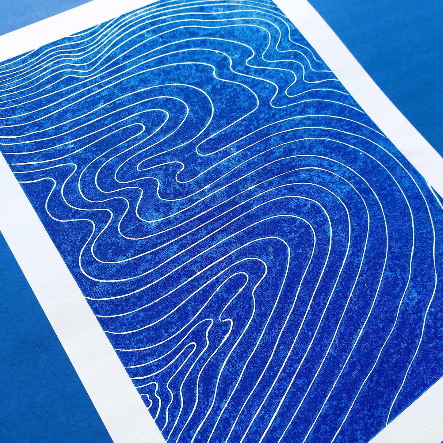 Abstract blue japanese water Linocut print Wall hanging art decor wall hanging handmade gift for the home, grandmother gift, grandma gift, going away gift for coworker, godparent gift, godmother gift, girlfriend gift, gift for the home, gift for best friend female, framed, foraged wall art, Farmhouse wall decor, farm kitchen wall art, farm decor, easter gift, dorm room decor, diy gift, Dining Room Decor, daughter in law gift, Bedroom wall art, aunt gift, Aesthetic wall art, office wall decor, contemporary