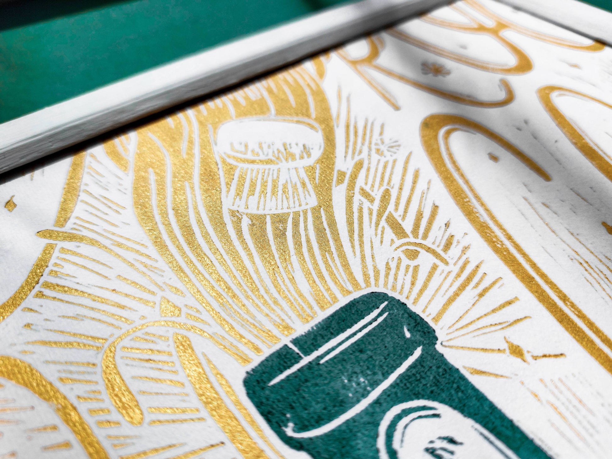 Linocut print Prosecco alcohol original artwork Holiday winter wall art Modern kitchen art or Bar decor UNFRAMED, relief printmaking art, handmade print, Lino print, Living room wall art, Linogravure, Gift for girlfriend, cheers, girls art, Aesthetic wall art, Modern kitchen art, Festive wall art decoration