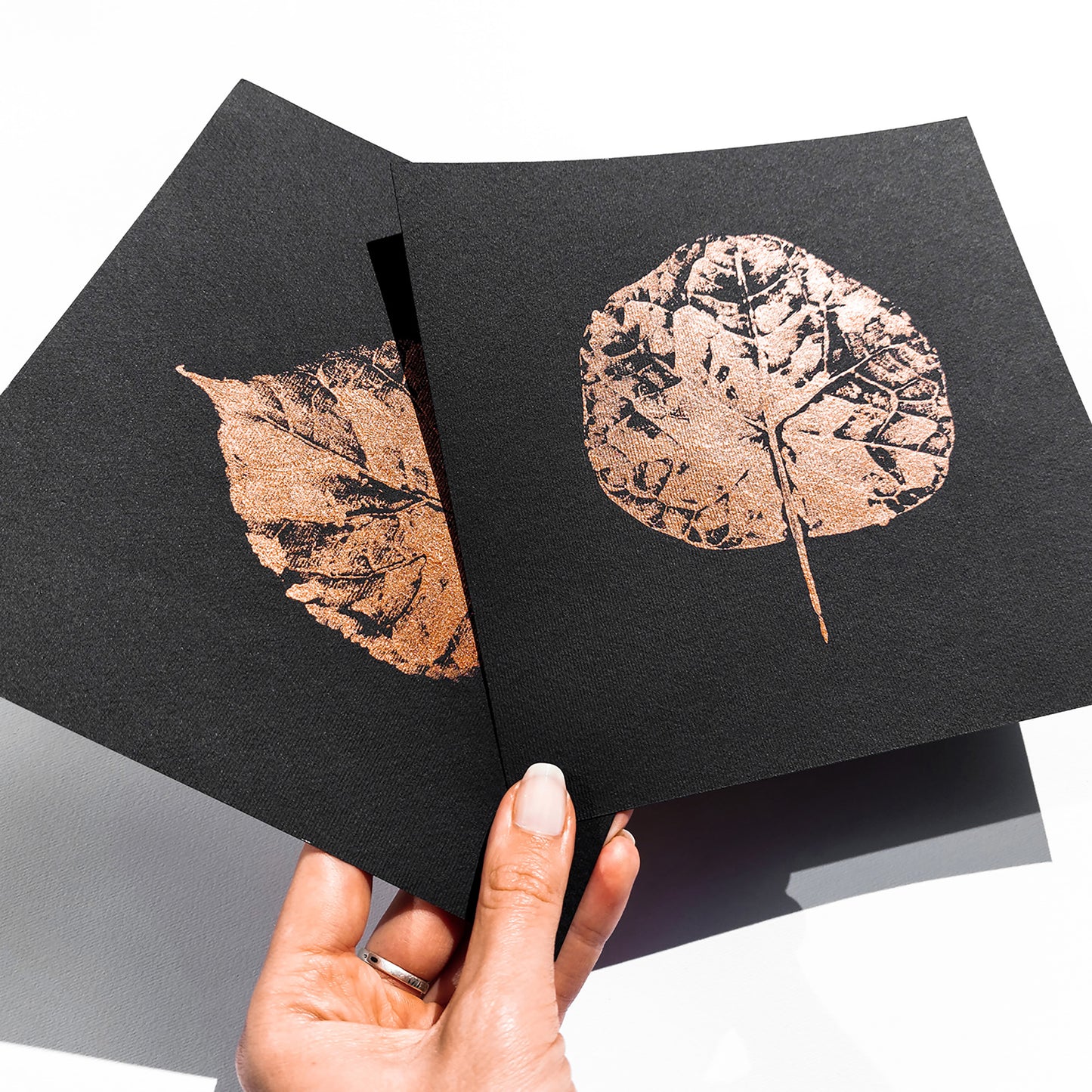 Minimalist Rose Gold Leaves Gallery Wall Set of 2 Monotype Print Cottagecore Wall Art Botanical Artwork Rustic Living Monoprint One of Kind mothers day gift from daughter, mothers day gift, mother in law gift, mom birthday gift, Modern kitchen art, long distance gift, living room wall art, laundry room decor, Housewarming gift, Minimal Holiday Decor, Thankful Wall Decor hostess gift, home gift unique, Gift to Say Thanks, heirloom gift, heilroom wall decor, thoughtful teacher gift