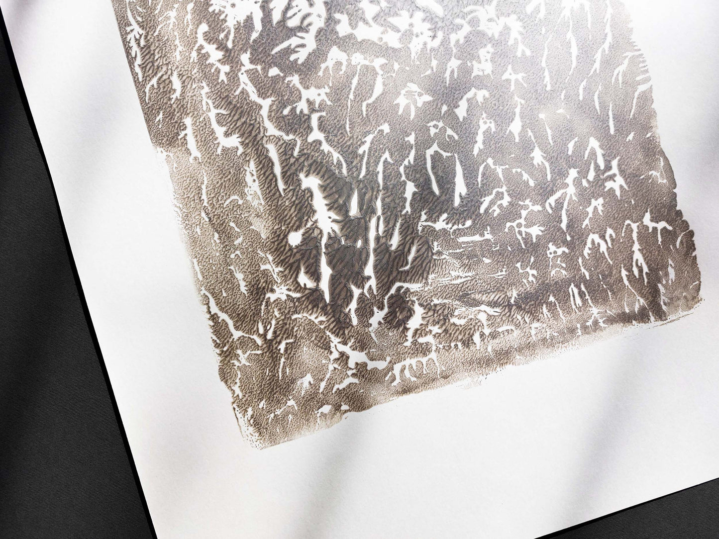 Silver abstract relief Monotype print for New home gift UNFRAMED Housewarming gift modern Living room or bedroom decor Original artwork Classical wall decor, printmaking handmade block print, Relief print, Abstract painting, Monoprint art, new home gift, texture wall art, Holiday winter wall, Modern minimalist decor
