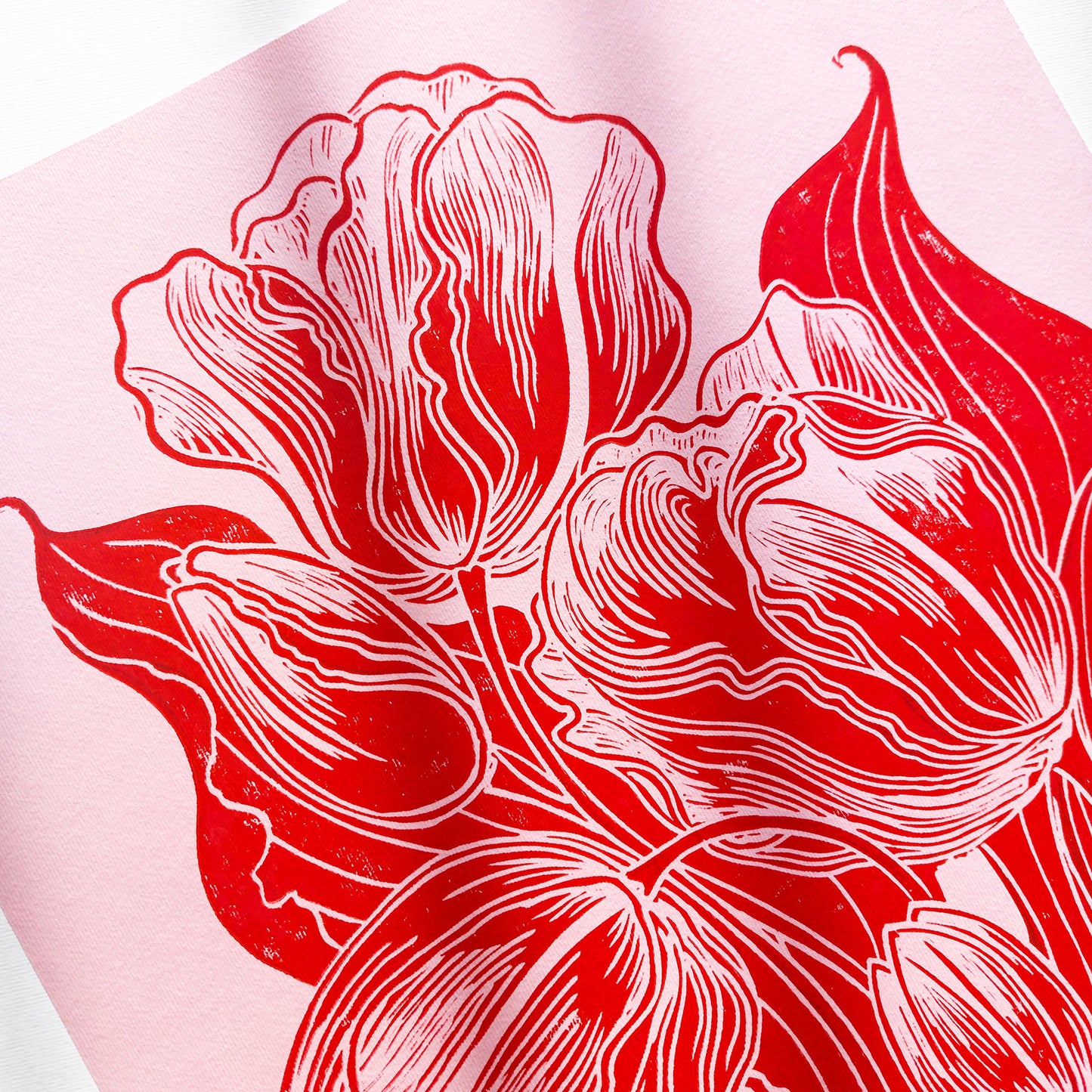 Red and pink tulips flowers Linocut print Spring wall art decor nature lover gift, mothers day gift ideas, mothers day gift from daughter, mothers day gift, mother in law gift, mom birthday gift, Modern kitchen art, long distance gift, living room wall art minimalist, Living room wall art, laundry room decor, kitchen wall art, Housewarming gift, hostess gift, home gift unique, heirloom gift, handmade gift for women