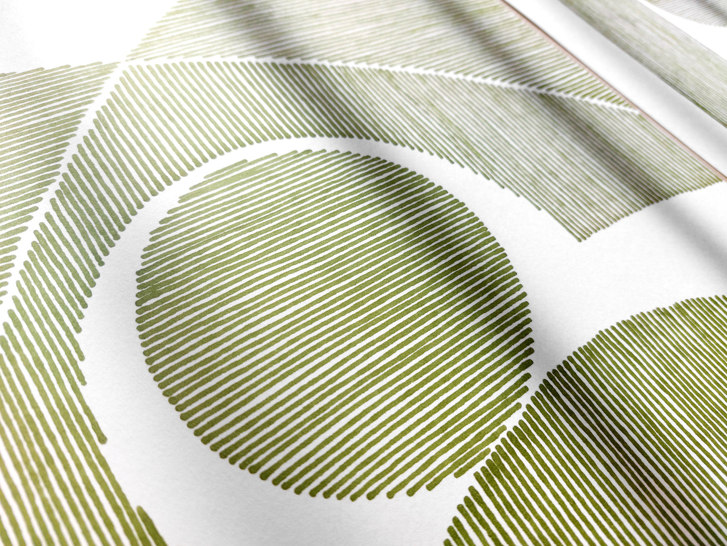 Summer gallery wall set of 2 art Sage green sun abstract lines arch Original hand drawn artwork Bedroom decor New home gift One of kind