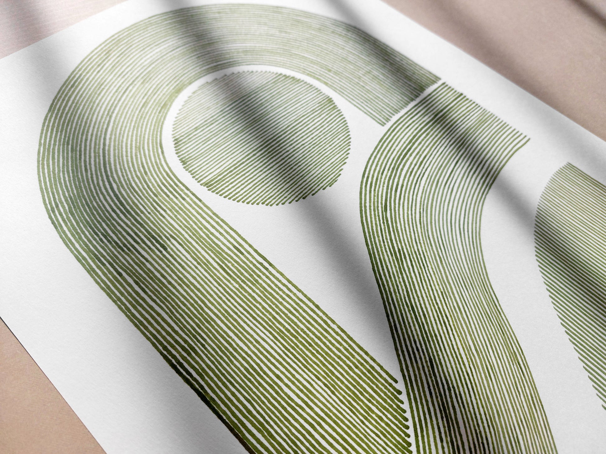 Summer wall art Sage green arch Original line hand drawn Geometric abstract artwork Handmade Bedroom modern decor New home gift One of kind Living room Office home workspace wall art