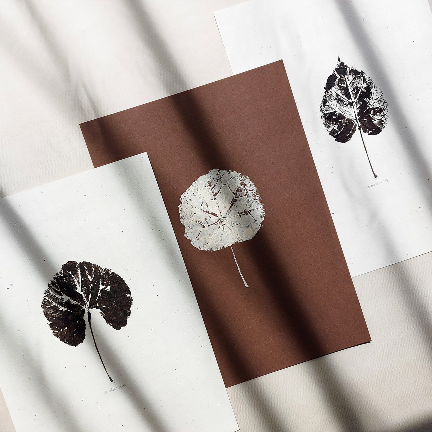 Brown Autumn Leaves Monotype Print Gallery Wall Set of 3 Original Artwork Cottagecore Kitchen Art Decor Hostess New Home Gift One of a Kind
wall hanging, unique wall art, trendy, thank you gift, boss, teacher appreciation gift, Summer, Christmas, Spring wall art, sister in law gift,  self gift, rustic wall art, retirement, One of a Kind Holiday Gift, Relief print, realtor closing gift, Printmaking art, plant lover gift, original illustration, Thank You Gift, original artwork, one of a kind, office