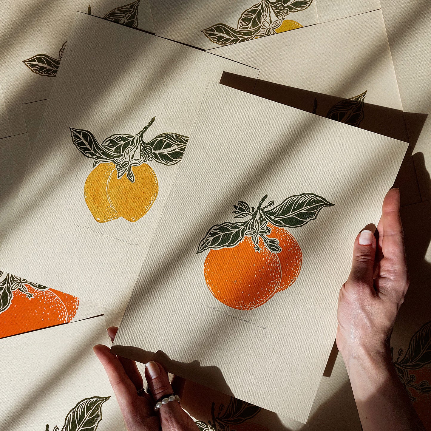 Gallery wall set of 2 Vintage lemon and orange fruits linocut print for Kitchen art decor godmother gift, girlfriend gift, gift for the home, gift for best friend female, Fruit wall art, foraged wall art, Floral wall art, Farmhouse wall decor, Farmhouse wall art, farm kitchen wall art, farm decor, easter gift, dorm room decor, diy gift, Dining Room Decor, Dining room art, daughter in law gift, cottagecore wall art, cottage core, citrus wall art prints, Botanical wall art, Botanical print, bookshelf decor