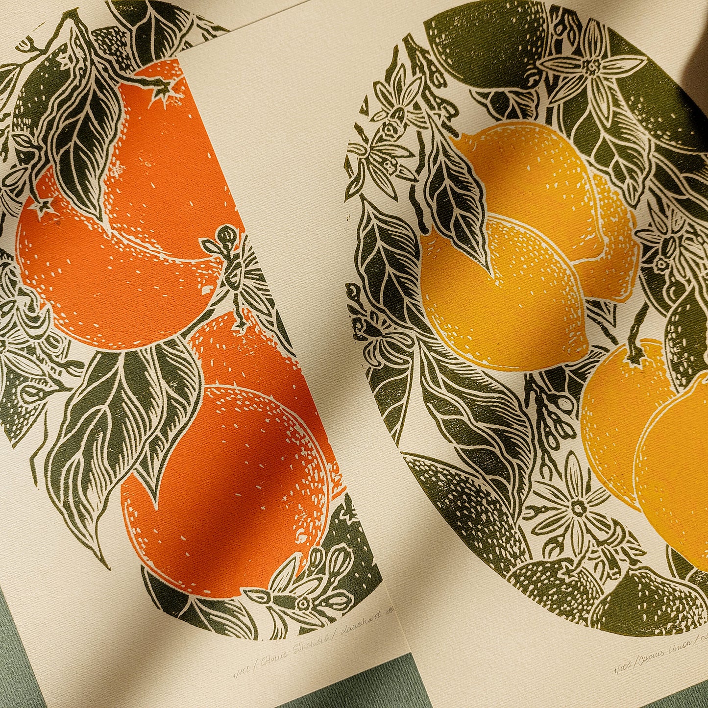 Gallery wall set of 2 Vintage lemons and oranges fruits linocut print for Kitchen art decor, long distance gift, living room wall art minimalist, Living room wall art, Linoleum print, Linogravure, Linocut print, Lino print, laundry room decor, kitchen wall art, illustration print, Housewarming gift, hostess gift, home gift unique, heirloom gift, handmade gift for women, handmade gift for the home, grandmother gift, grandma gift, going away gift for coworker, godparent gift, godmother gift, girlfriend gift