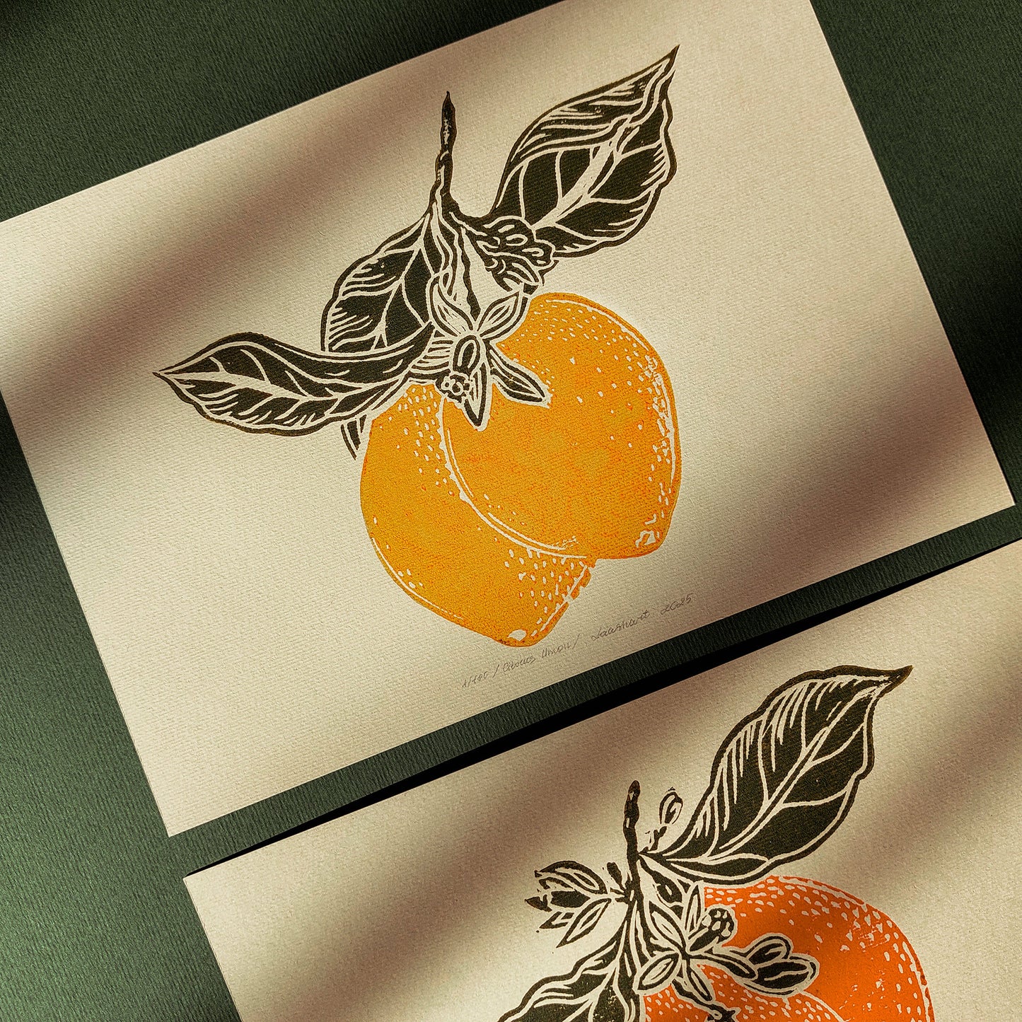Gallery wall set of 2 Vintage lemon and orange fruits linocut print for Kitchen art decor godmother gift, girlfriend gift, gift for the home, gift for best friend female, Fruit wall art, foraged wall art, Floral wall art, Farmhouse wall decor, Farmhouse wall art, farm kitchen wall art, farm decor, easter gift, dorm room decor, diy gift, Dining Room Decor, Dining room art, daughter in law gift, cottagecore wall art, cottage core