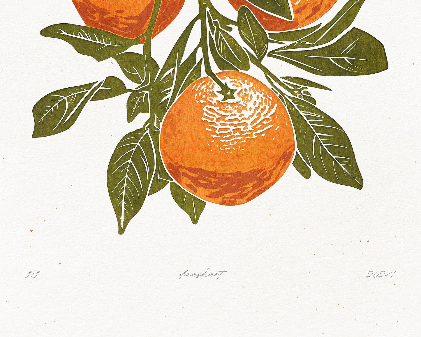 Living room wall art Nature lover gift Printable linocut fruit prints lino Sage green oranges foraged texture Cottagecore decor Digital downloadable kitchen Bedroom Relief vintage print modern branch Gallery wall set of 2 poster large