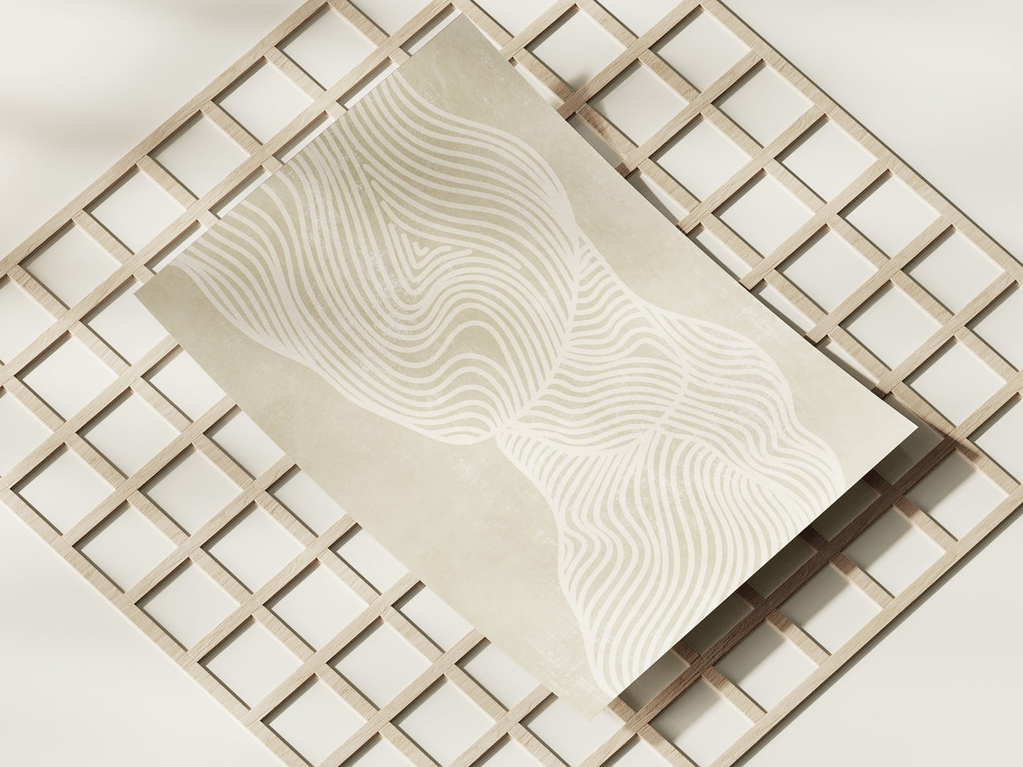 Minimalist poster Geometric abstract Printable wall art Neutral poster Beige abstract Lines art Modern decoration INSTANT DOWNLOAD Contemporary art Mid century modern Trendy art prints Vintage poster Living room wall art