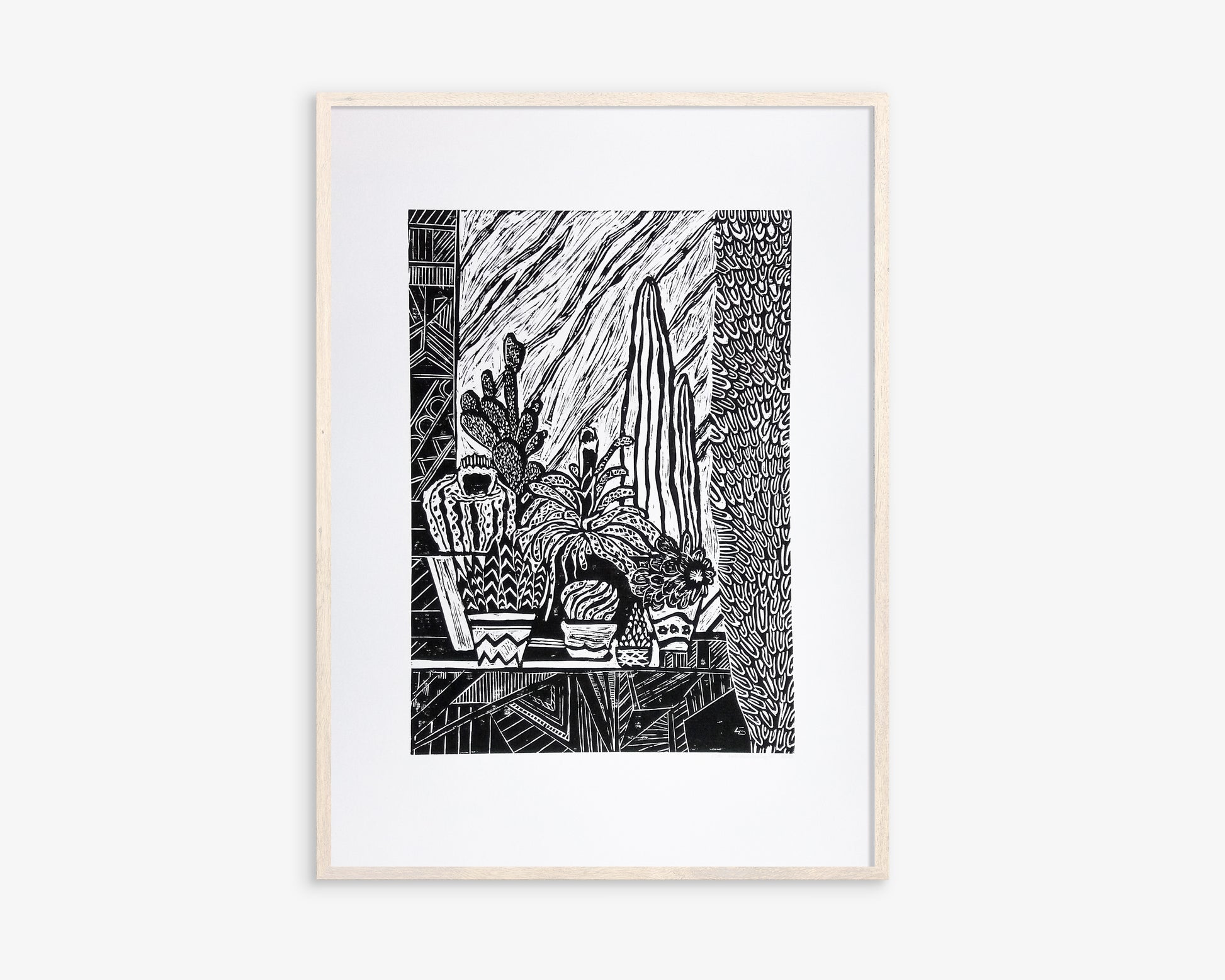 Black and white Botanical cactuses illustration Linocut print for Farmhouse gift UNFRAMED, original artwork, relief print, printmaking art, lino print, linogravure, handmade wall art, new home gift, farmhouse decor, housewarming gift, living room wall art, dining room art, farm kitchen art, bedroom wall decor, autumn art, fall wall art, seasonal wall decor, aesthetic wall art, cottagecore wall art, foraged wall decor, Illustration print, cactus