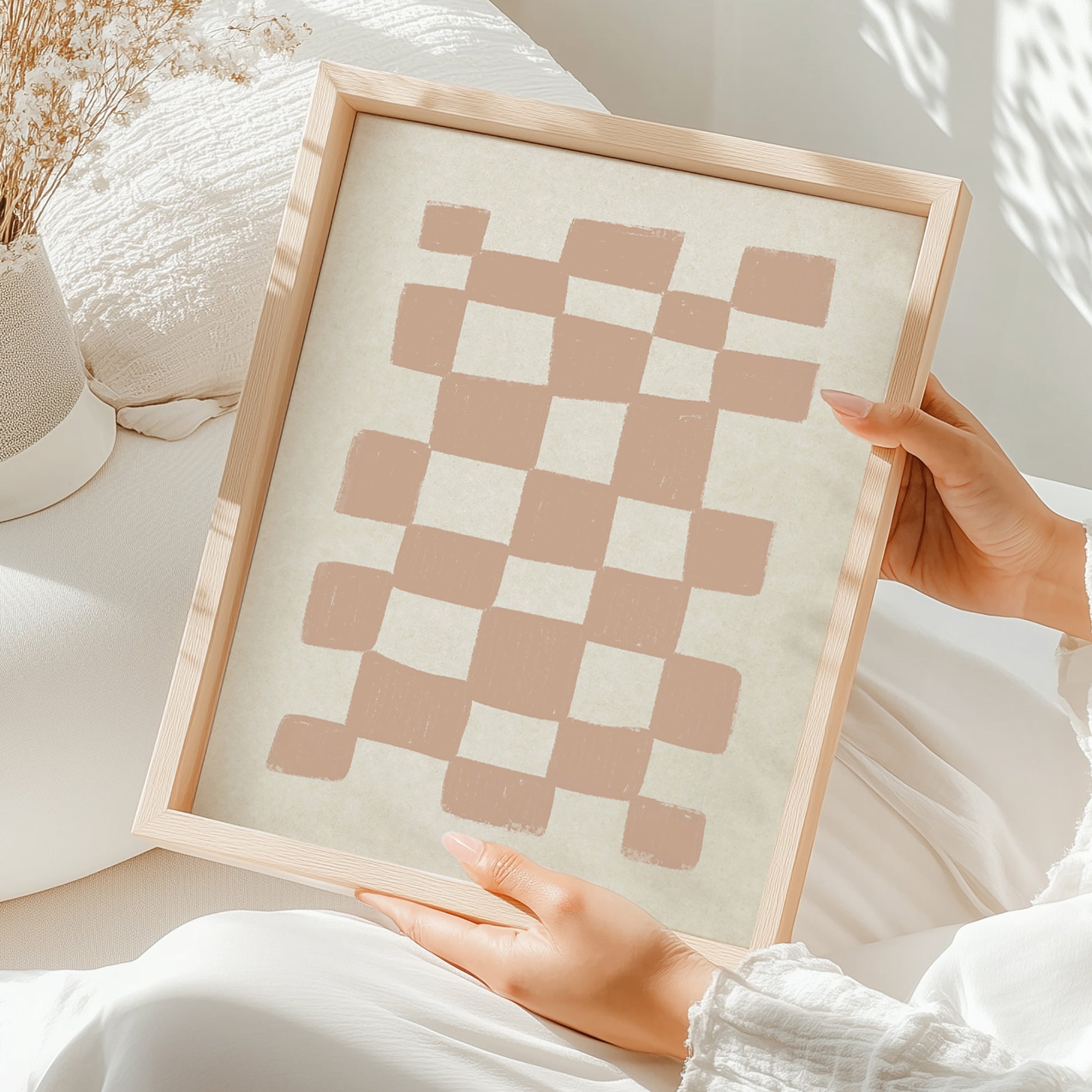 Neutral Boho Checkered Printable Wall Art Aesthetic Large Prints Entryway Living Room Contemporary Decor Mid Century Modern Digital Poster bohemian 
godfather gift, mother in law gift, daughter in law gift, sister in law gift, niece gift from aunt, new grandma gift, mothers day gift from daughter, mothers day gift ideas, gift for best friend female, college graduation gift, gift for best friend female, nurse gift, retirement gift, teacher retirement gift, going away gift for coworker, employee appreciation