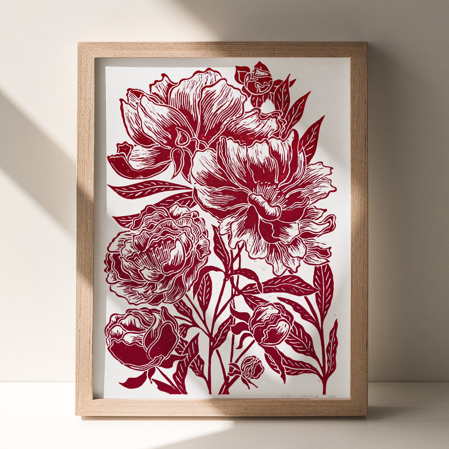 Burgundy peony flowers Linocut print Peonies wall art decor Linogravure, Lino print wall hanging, unique wall art, trendy, thank you gift, boss, teacher appreciation gift, Summer, Spring wall art, sister in law gift, self gift, rustic wall art, retirement, Relief print, realtor closing gift, Printmaking art, plant lover gift, original illustration, original artwork, one of a kind, office wall decor, nurse gift, niece gift from aunt, new mom gift, new job gift, New home gift