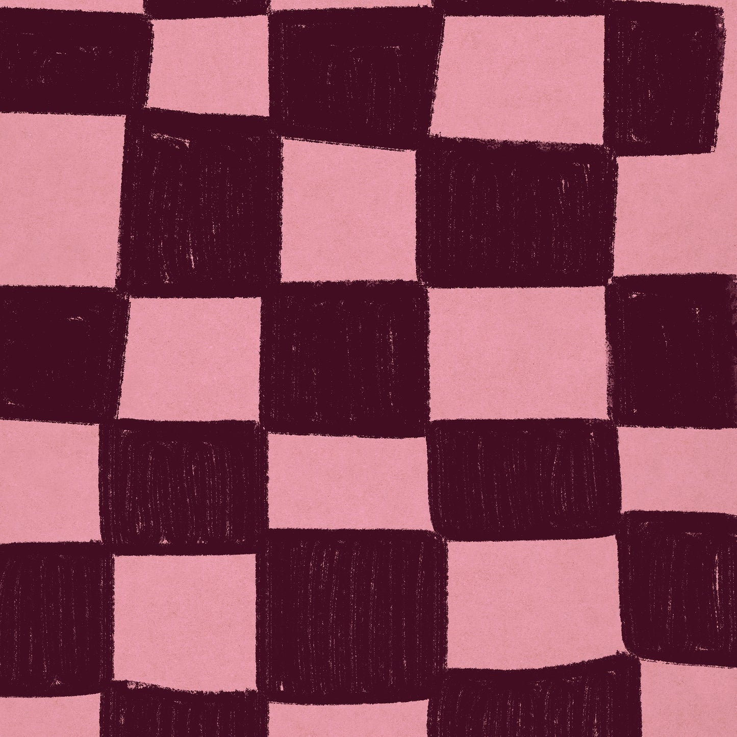 Burgundy Pink Checkered Printable Wall Art Trendy Large Prints Living Contemporary Decor Mid Century Modern Preppy Room Decor Digital Poster girly wine femine