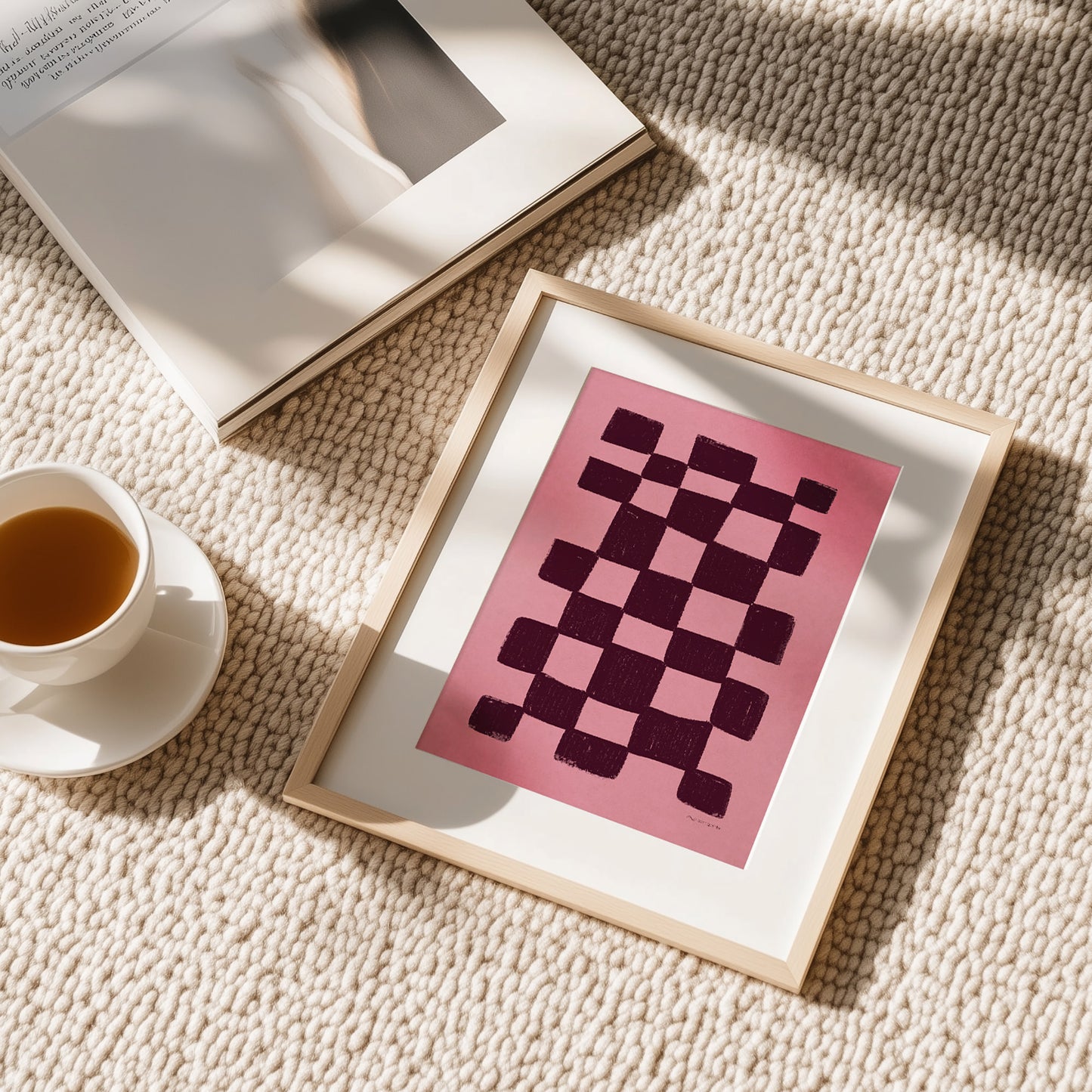 Burgundy Pink Checkered Printable Wall Art Trendy Large Prints Living Contemporary Decor Mid Century Modern Preppy Room Decor Digital Poster girly wine femine 
big sister gift, daughter gift, best man gift, wife gift, brother gift  digital download, digital product, downloadable art, monotype prints, wall hanging, unique wall art, contemporary art, relief textured, abstract art prints, minimalist wall art, large wall art, moody wall art, trendy wall art, aesthetic wall art, bedroom wall decor, modern