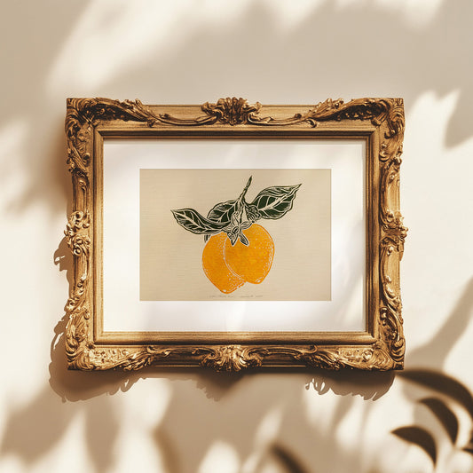 N2 Vintage lemon fruits linocut print Wall art decor, wall hanging, Vintage art, unique wall art, trendy wall art, thank you gift boss, teacher appreciation gift, Summer wall art, sister in law gift, shelf decor, self gift, Sage green color, rustic wall art, Retro artwork, retirement gift, Relief print, realtor closing gift, Printmaking art, Plant print, plant lover gift, original illustration, original artwork, one of a kind, office wall decor, nurse gift, niece gift from aunt, new mom gift, new job gift