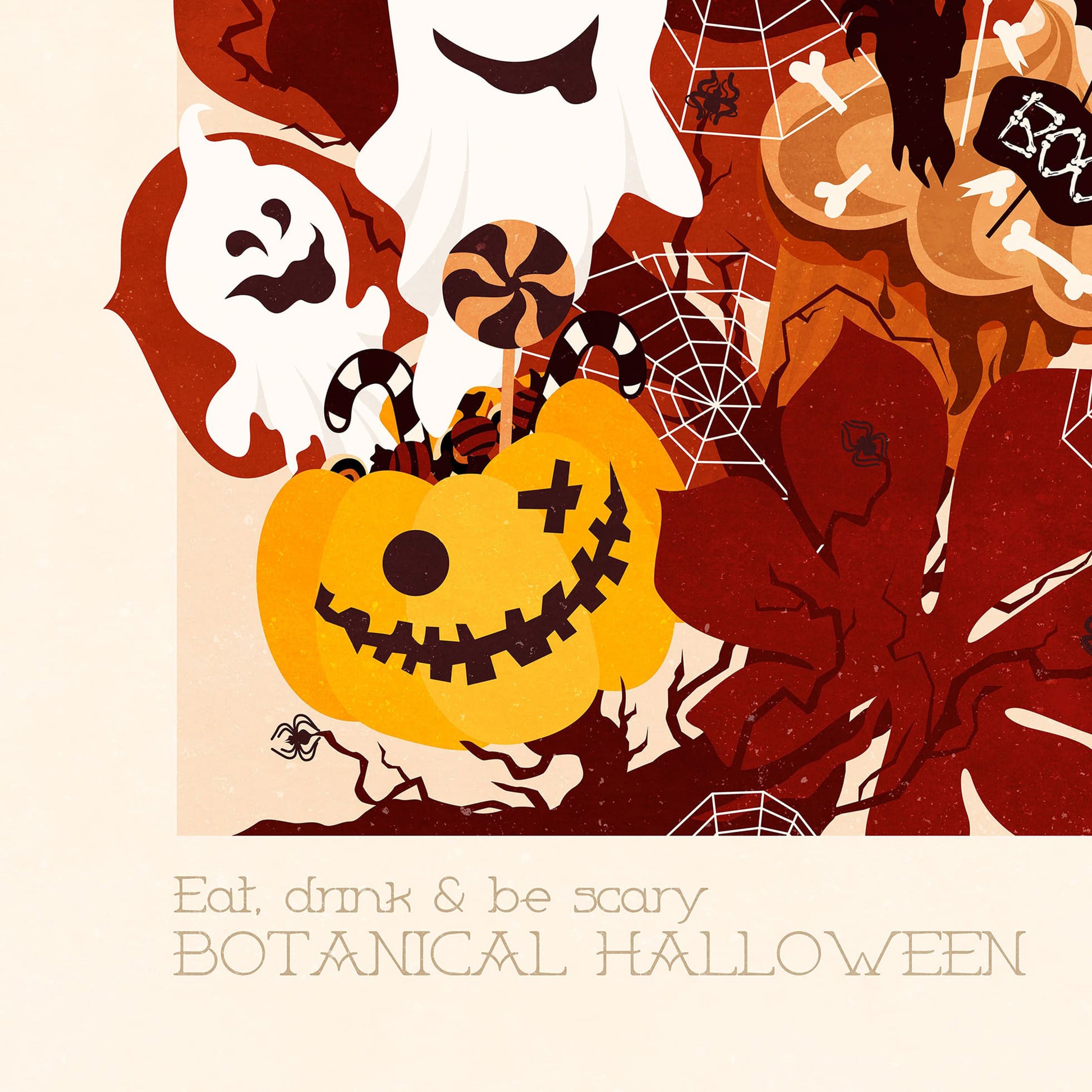 autumn Halloween pumpkin ghost muffins dessert floral fast food printable wall art modern kitchen shelf decor spooky botanical thanksgiving table entryway digital poster dining room decor mystical prints Boo funny dining living room children kids nature rustic illustration farm farmhouse Dark Academia Gothic Aesthetic Fall instant download downloadable large contemporary wall hanging vintage handmade textures seasonal moody decoration sweet dessert