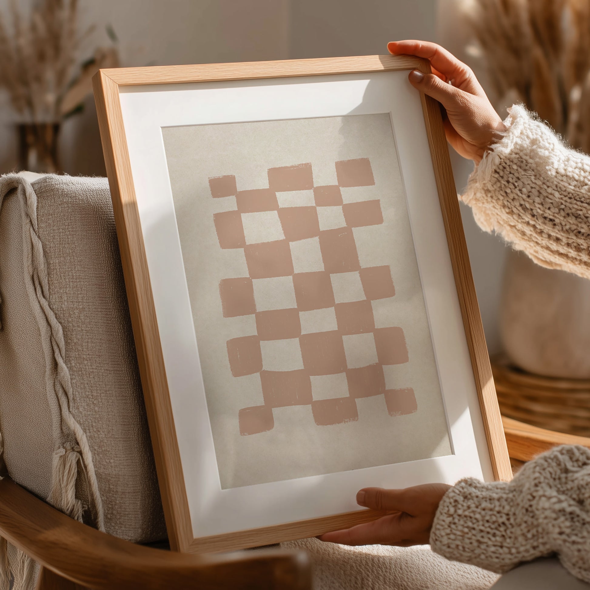 Neutral Boho Checkered Printable Wall Art Aesthetic Large Prints Entryway Living Room Contemporary Decor Mid Century Modern Digital Poster bohemian 
digital download, digital product, downloadable art, monotype prints, wall hanging, unique wall art, contemporary art, relief textured, abstract art prints, minimalist wall art, large wall art, moody wall art, trendy wall art, aesthetic wall art, bedroom wall decor, modern kitchen art, dining room decor, bathroom prints dorm room decor, laundry room decor, mens