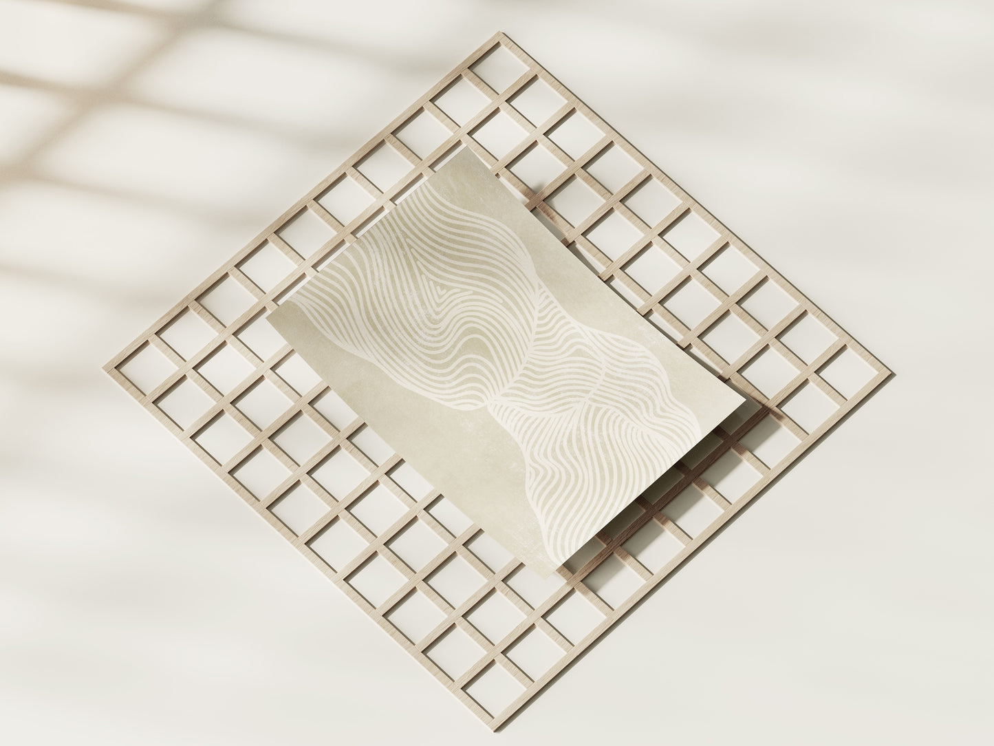 Minimalist poster Geometric abstract Printable wall art Neutral poster Beige abstract Lines art Modern decoration INSTANT DOWNLOAD Contemporary art Mid century modern Trendy art prints Vintage poster Living room wall art