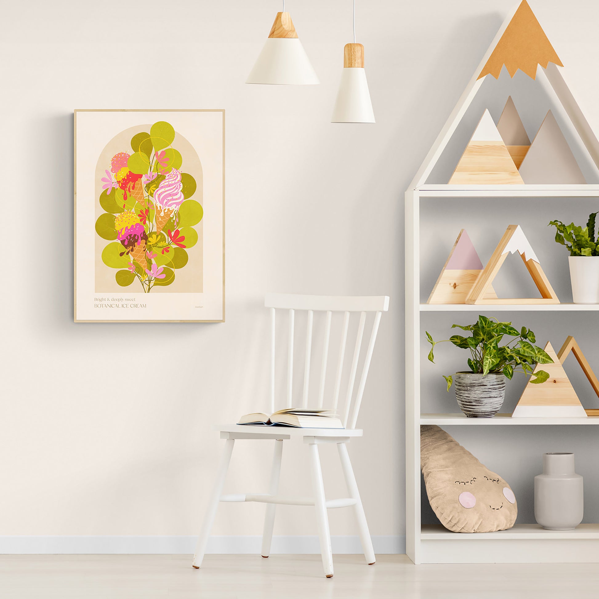 Botanical vintage Ice Cream Cone Dessert food digital poster prints illustration kids children nursery playroom printable wall art, digital poster, nature, rustic, floral, flower, plant, leaf, leaves, digital download, digital product, downloadable art, wall hanging, unique wall art, contemporary art, large prints, moody wall art, trendy wall art, aesthetic wall art, bedroom wall decor, modern kitchen art, dining room decor, botanical poster, cottagecore, rustic, farmhouse, farm bathroom prints, living room