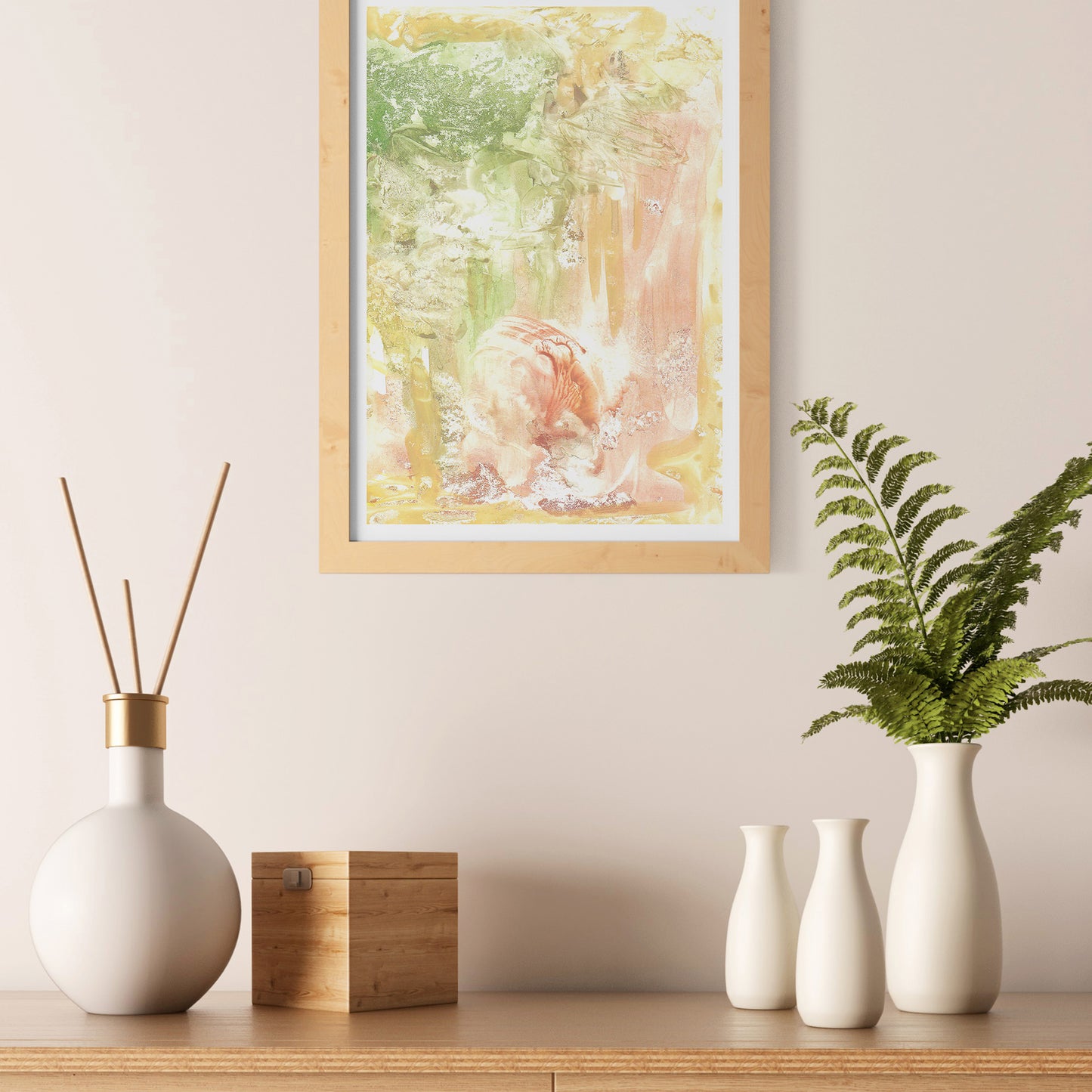 Beige and lime cream green abstract monotype «Textured Impressions III» wall poster, dining room decor, bathroom prints, living room wall art, dorm room decor, laundry room decor, mens room decor, home office decor,
new home gift, home gift unique, self gift, house warming gift, housewarming gift, thank you gift, heirloom gift, long distance gift, gift for husband