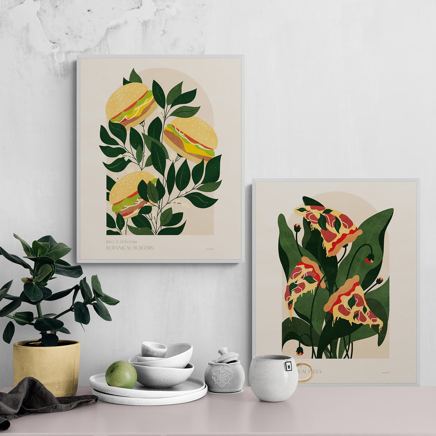 Botanical vintage pizza Fast food digital poster kitchen dining room wall decor printable wall art, digital poster, nature, rustic, floral, flower, plant, leaf, leaves, digital download, digital product, downloadable art, wall hanging, unique wall art, contemporary art, large wall art, moody wall art, trendy wall art, aesthetic wall art, bedroom wall decor, modern kitchen art, dining room decor, botanical, cottagecore, rustic, farmhouse, farm bathroom prints, living room wall art, dorm room decor, laundry