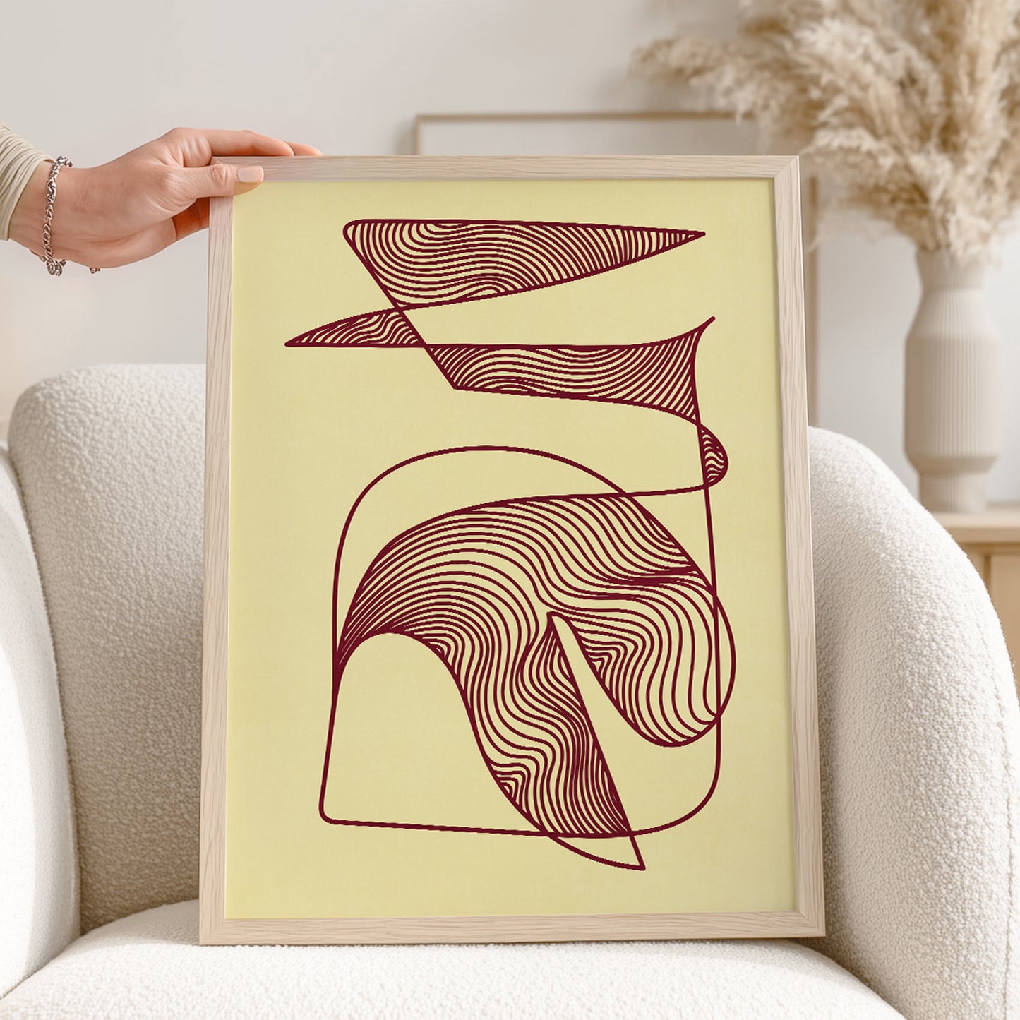 trendy 2026 palette butter yellow color burgundy red cherry relaxing abstract contemporary lines nature earth tones printable wall art dining room reading nook decor aesthetic prints mom gift ideas digital poster
gallery wall art new home gift unique self gift toddler reading nook 16th birthday 21st birthday gift for her 21st birthday gift handmade house warming living room office entryway modern spa digital instant gift for her for him mudroom for friend graduation teacher appreciation hallway gift