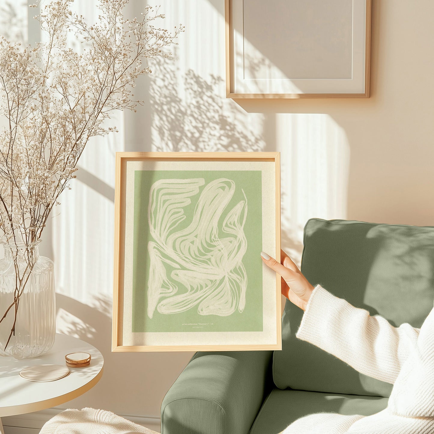 lime cream color abstract contemporary lines hand drawn flower neutral green printable wall art retro vintage home office decor yoga decorations she shed gifts digital poster mother day gift idea instant download aesthetic meditation self feminine minimalist living room dining bedroom illustration scandi rustic trendy japandi minimal modern Scandinavian Drawing kitchen girlfriend downloadable moody bathroom dorm hostess mom female grandmother housewarming sister wellness kids laundry staircase