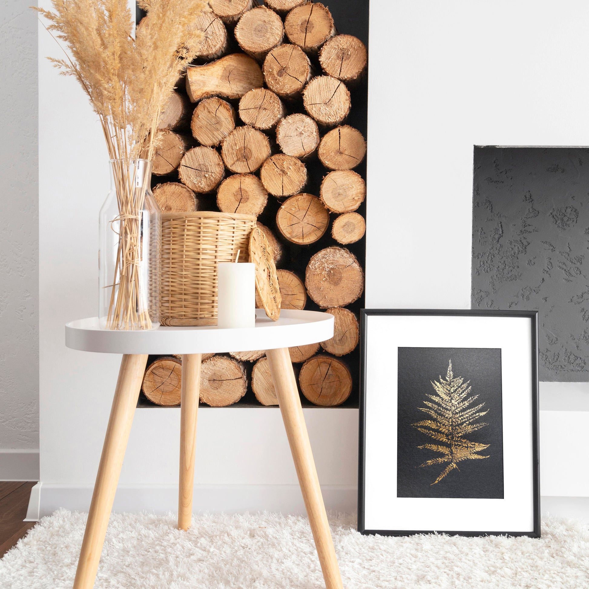 Gold and black Fern textured plant Monotype print N1 for Nature lover gift UNFRAMED, printmaking art, Bedroom wall decor, Living room wall art, relief print, handmade artwork, Foraged wall decor, Original artwork, Farm kitchen art, cottagecore wall art, new home gift, housewarming gift, farmhouse decor, vintage art, nature wall art, floral wall decor, botanical print