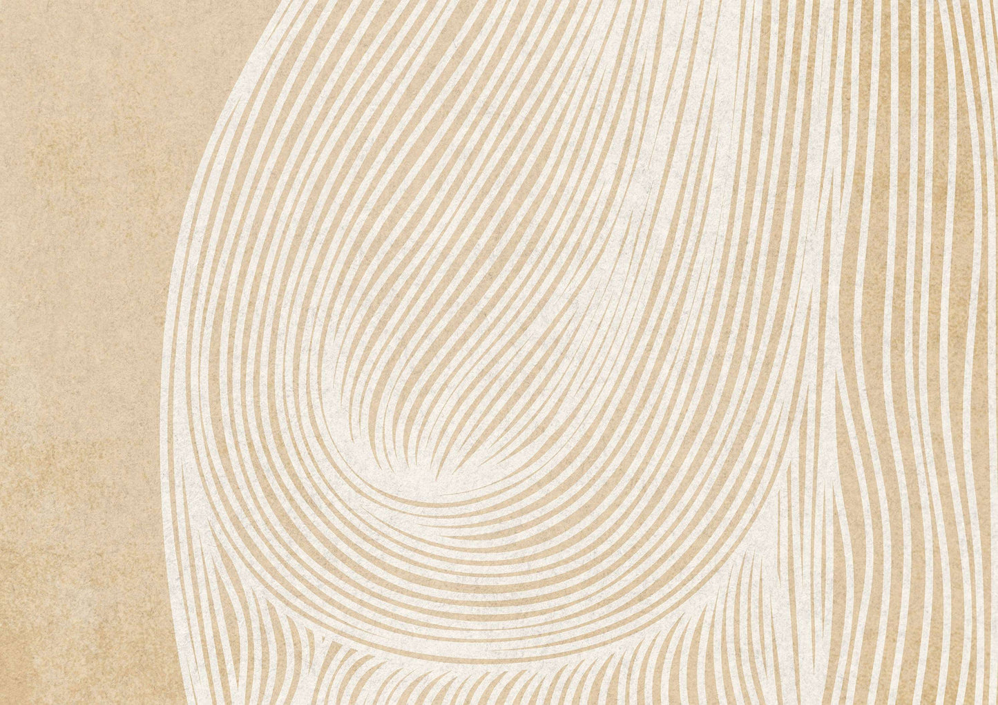 Beige abstract line female poster / Printable wall art for Bedroom wall decorI NSTANT DOWNLOAD