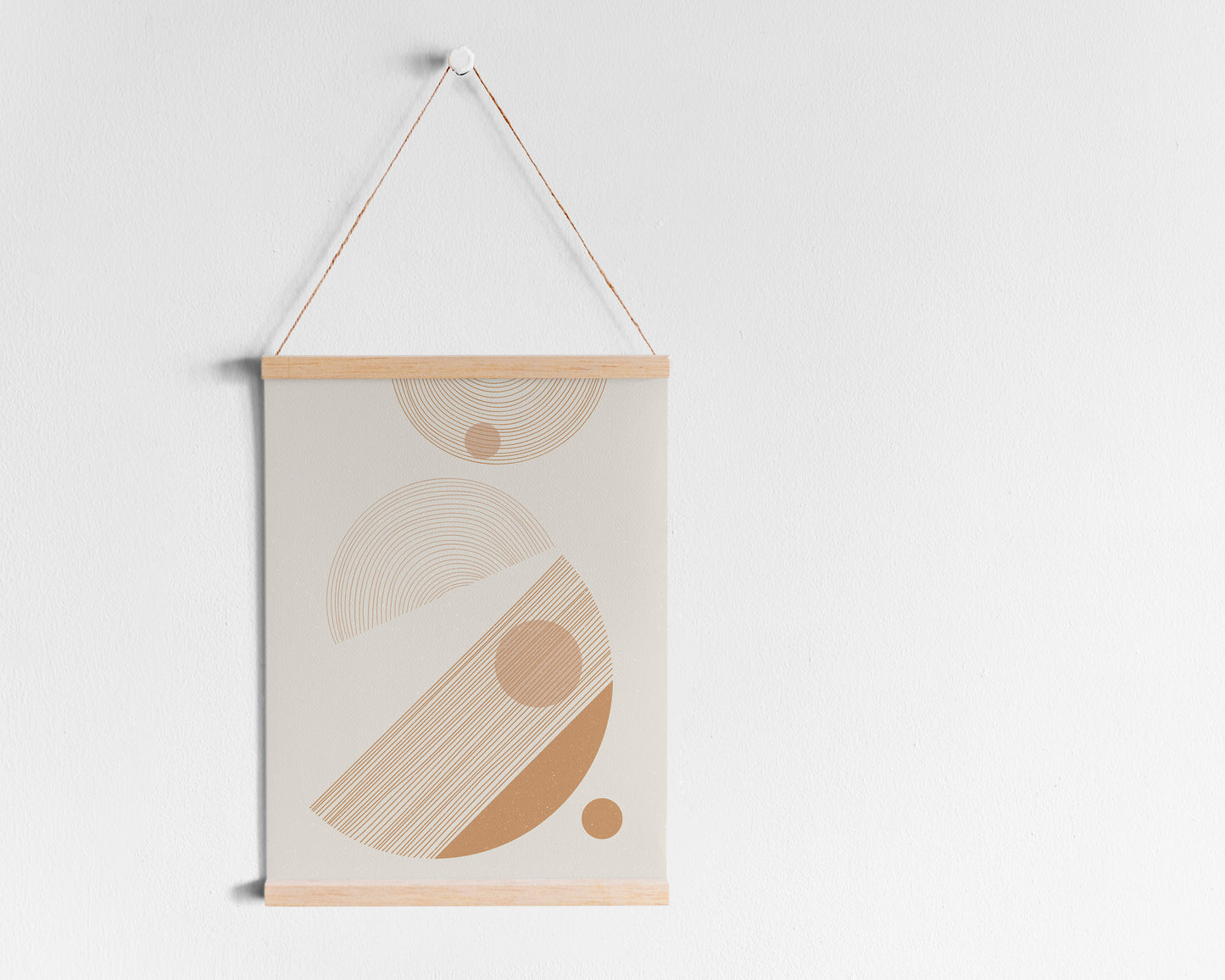 Printable wall art INSTANT DOWNLOAD Contemporary Trendy Neutral geometric Beige large vintage poster Mid century modern simple decor Bedroom Living room Minimalist abstract lines shapes digital New first home gift Grandpa Chic retro scandinavian prints