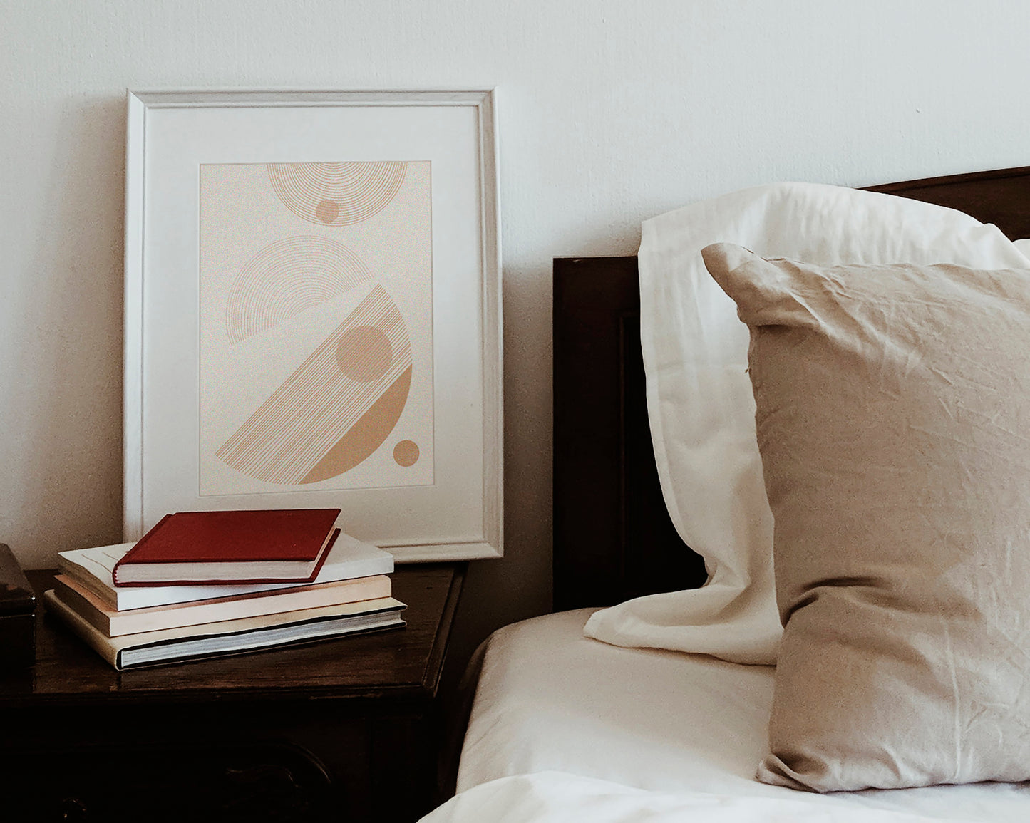 Printable wall art INSTANT DOWNLOAD Contemporary Trendy Neutral geometric Beige large vintage poster Mid century modern simple decor Bedroom Living room Minimalist abstract lines shapes digital New first home gift Grandpa Chic retro scandinavian prints
