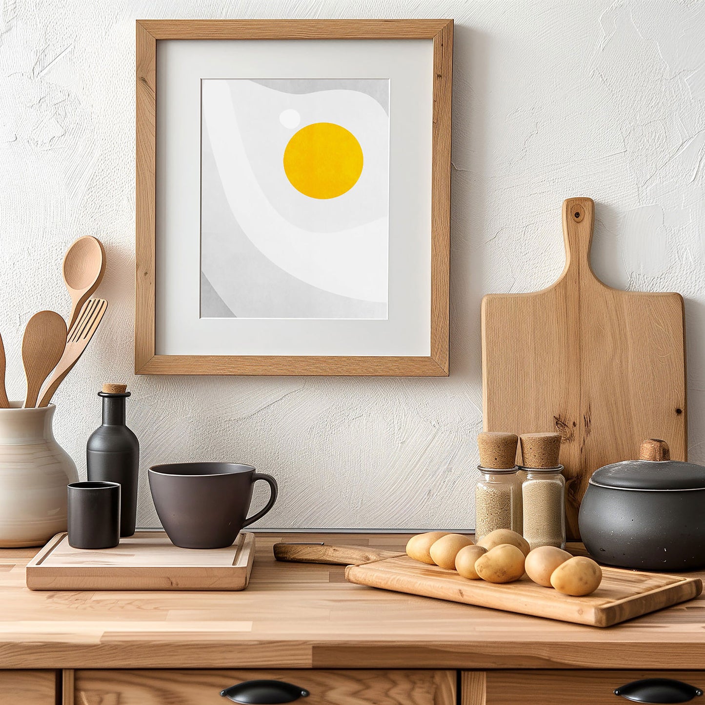 Abstract fried egg geometric food texture, employee appreciation gift, pass the gift game, realtor closing gift, fathers day gift, grandpa gift, new dad gift, sister birthday gift, valentines day gift for her, boyfriend gift, couple gift, best friend gift, girlfriend gift, sister gift, big sister gift, daughter gift, best man gift, wife gift, brother gift
