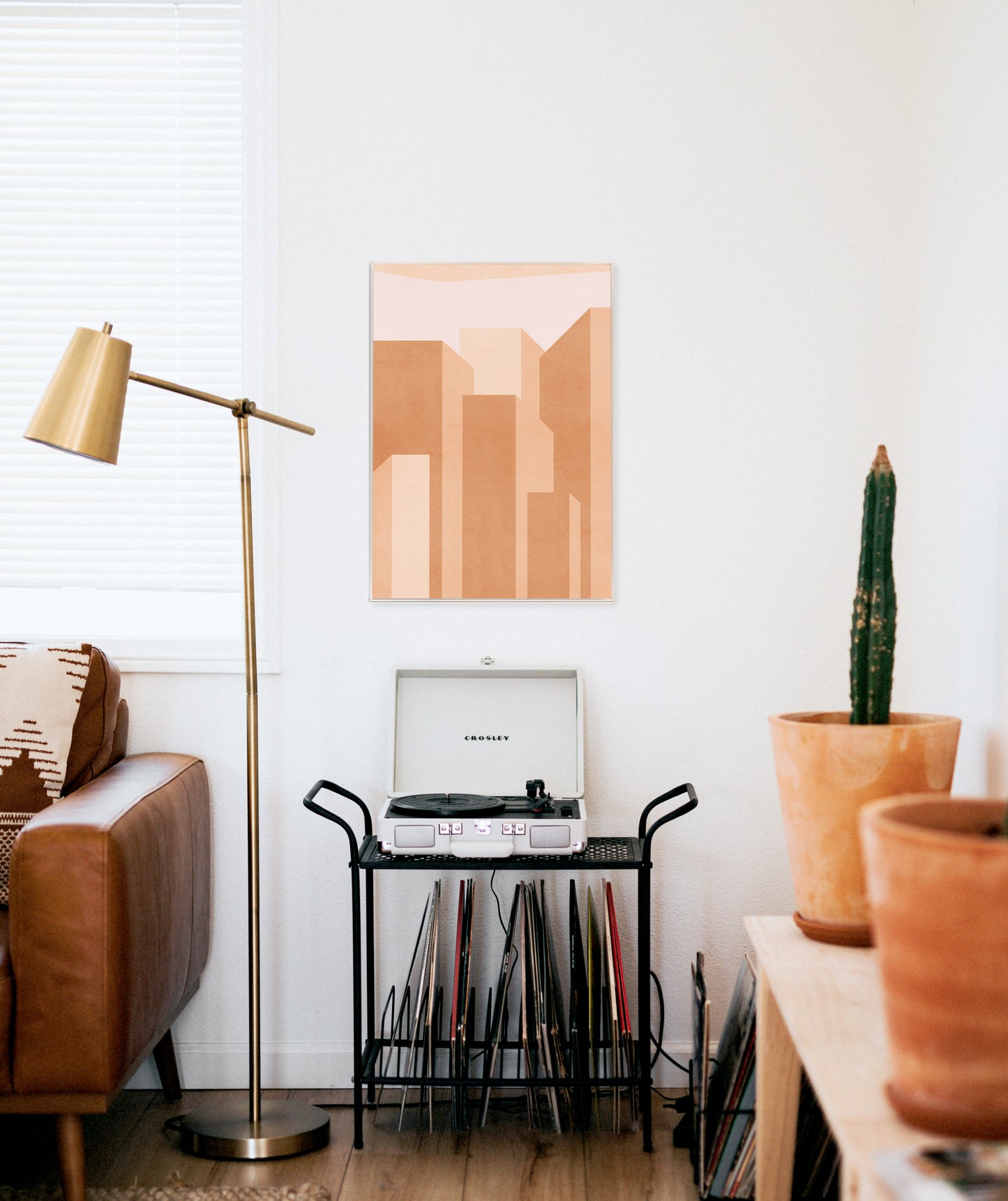 Living room wall art	Neutral boho	Abstract city poster	Neutral geometric	Printable wall art	Terracotta wall art	Abstract cityscape	INSTANT DOWNLOAD	Mid century modern	Minimalist poster	Vintage poster	Housewarming gift	Beige wall art
