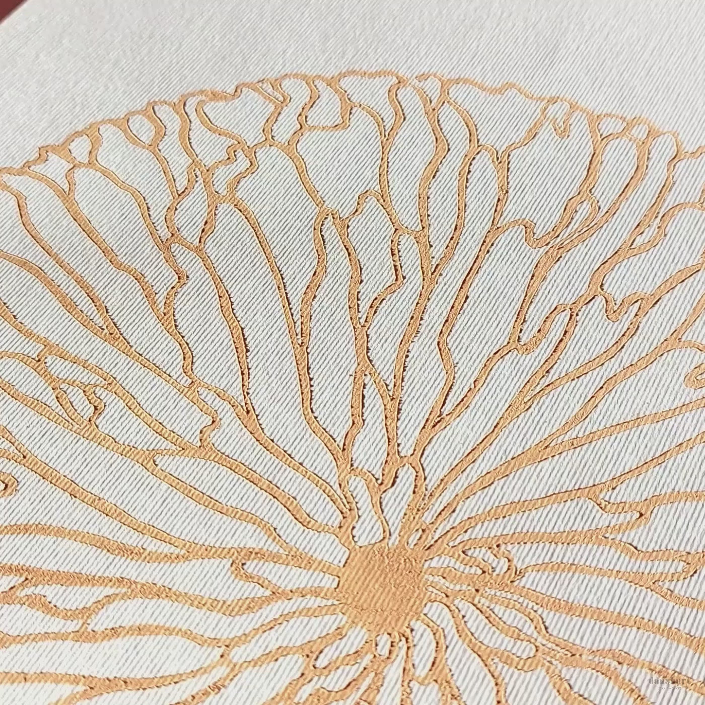 Gallery wall set of 2 Beige minimalist abstract circle flower Autumn wall art Linocut print for Nature lover gift UNFRAMED / Lino print, Linogravure, Fall wall art, Tree rings wall art, Original artwork, nature lover gift, new home gift, farmhouse gift, farm kitchen art, living room wall decor, bedroom decor, printmaking art, handmade art