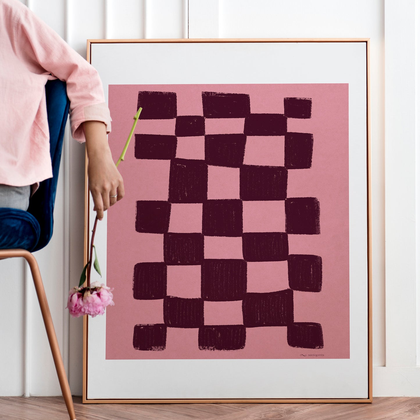 Burgundy Pink Checkered Printable Wall Art Trendy Large Prints Living Contemporary Decor Mid Century Modern Preppy Room Decor Digital Poster girly wine femine 
laundry room decor, mens room decor, home office decor,
new home gift, home gift unique, self gift, house warming gift, housewarming gift, thank you gift, heirloom gift, long distance gift, gift for husband, thinking of you gift, new job gift, girlfriend gift, gift for boyfriend, gift for her friend, anniversary gift, teacher appreciation gift