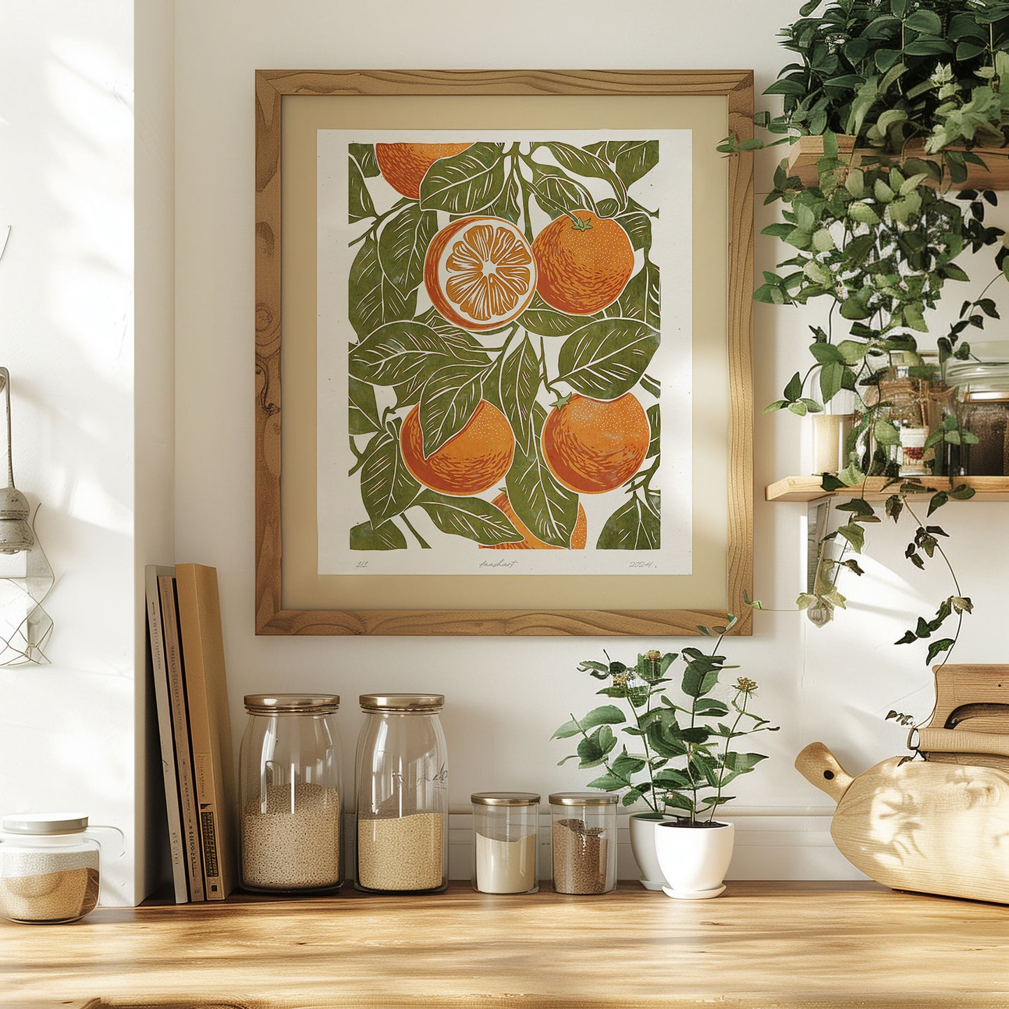 Printable linocut fruits prints Sage green oranges wall art Relief vintage texture Cottagecore decor Digital downloadable kitchen poster Living room wall art Nature lover gift fruit prints lino foraged texture kitchen Bedroom linogravure poster apartment Relief vintage prints maximalist large instant download farm rustic farmhouse Housewarming New first home gift