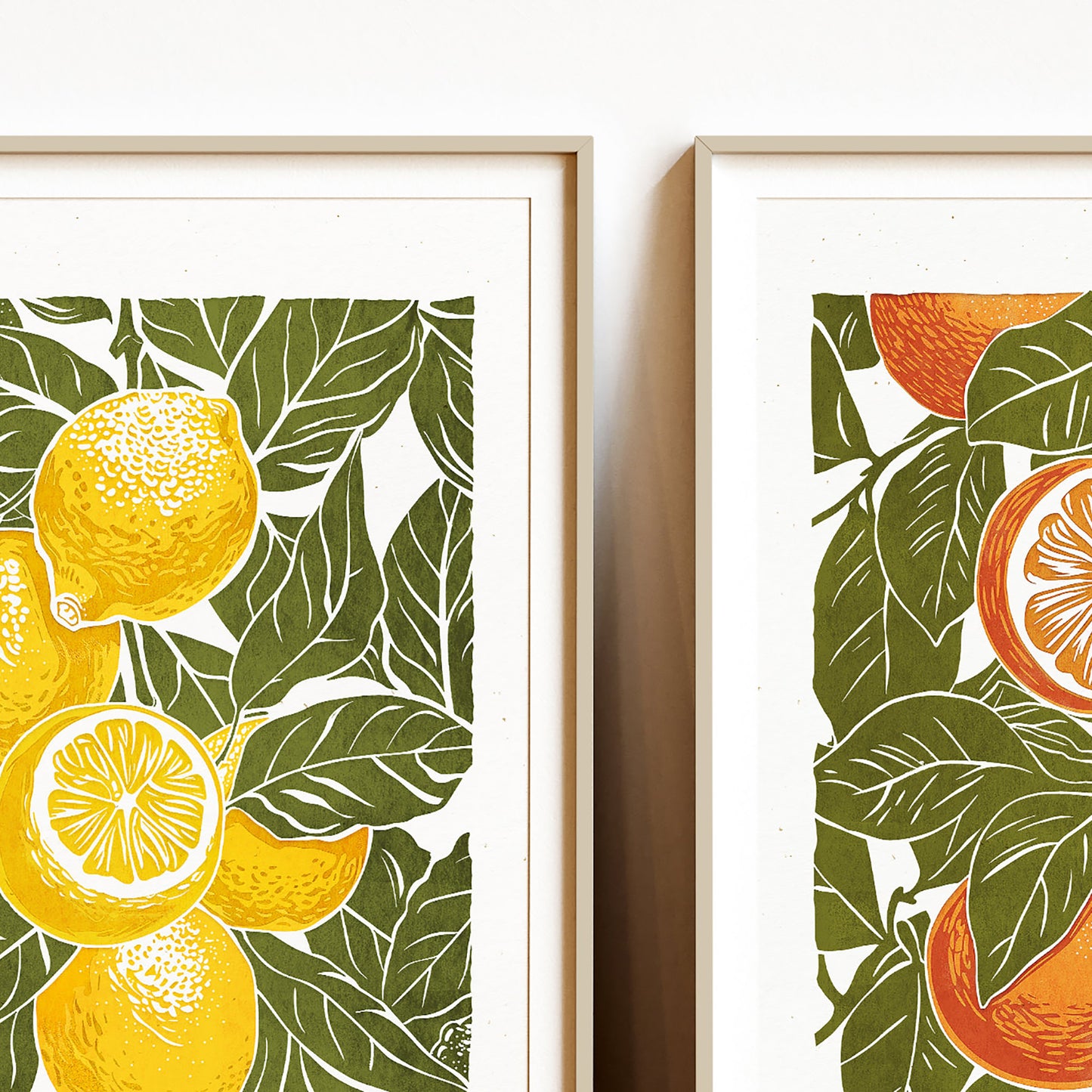 Gallery wall set of 2 Sage green oranges and lemons fruits «Sagreen Lemoranges» Printable linocut wall art posters farmhouse, farm bathroom prints, living room wall art, dorm room decor, laundry room decor, mens room decor, home office decor, kids children nursery,
new home gift, home gift unique, self gift, house warming gift, housewarming gift, thank you gift, heirloom gift, long distance gift, gift for husband, thinking of you gift, new job gift, girlfriend gift, gift for boyfriend, gift for her