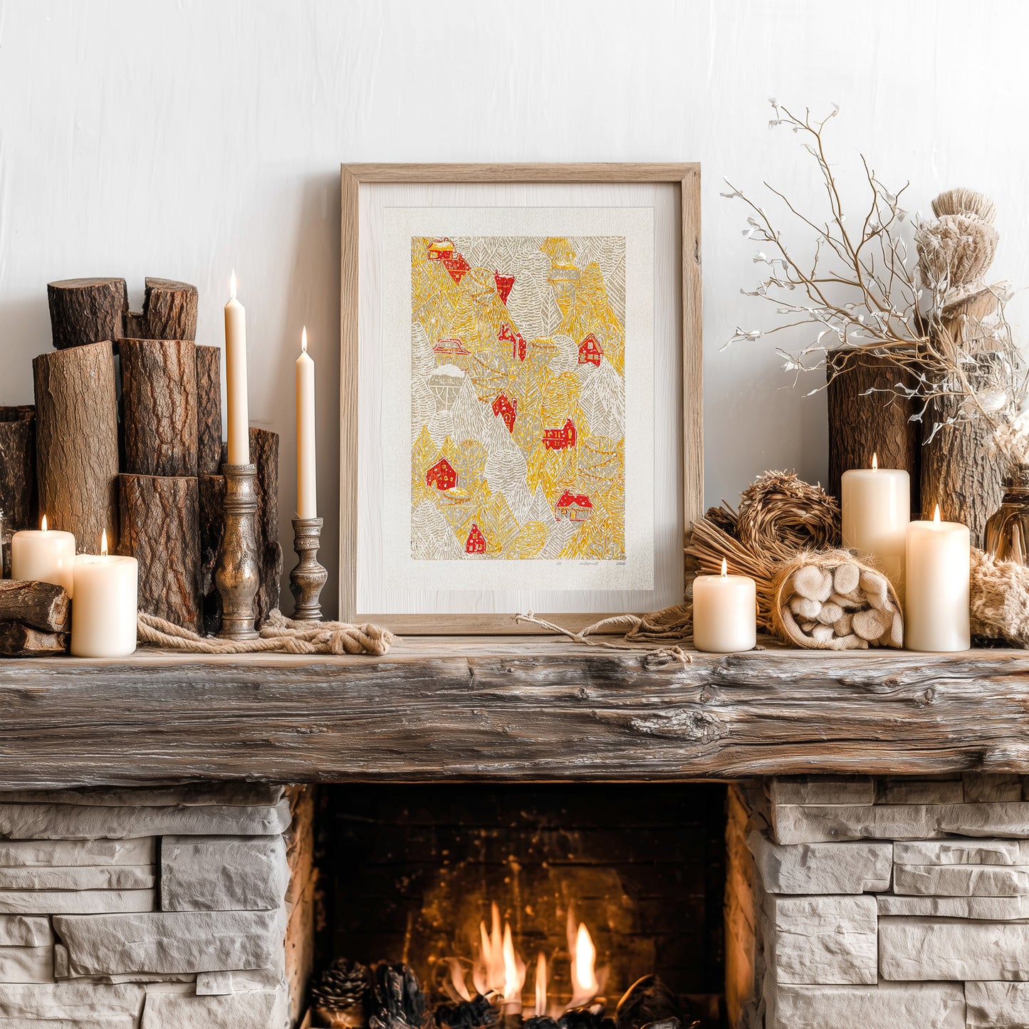 Funny Autumn Forest First Snow Red House Village Printable Linocut Prints Warm Earth Tones Large Kids Bedroom Wall Art Decor Digital Poster
wall hanging, Vintage art, unique wall art, trendy wall art, thank you gift boss, downloadable art, teacher appreciation gift, Summer wall art, sister in law gift, shelf decor, self gift, creative workspace, Folk botanical, rustic, Retro, retirement gift, contemporary, scandinavian, digital download, realtor closing gift, Woodland fairytale, plant lover gift